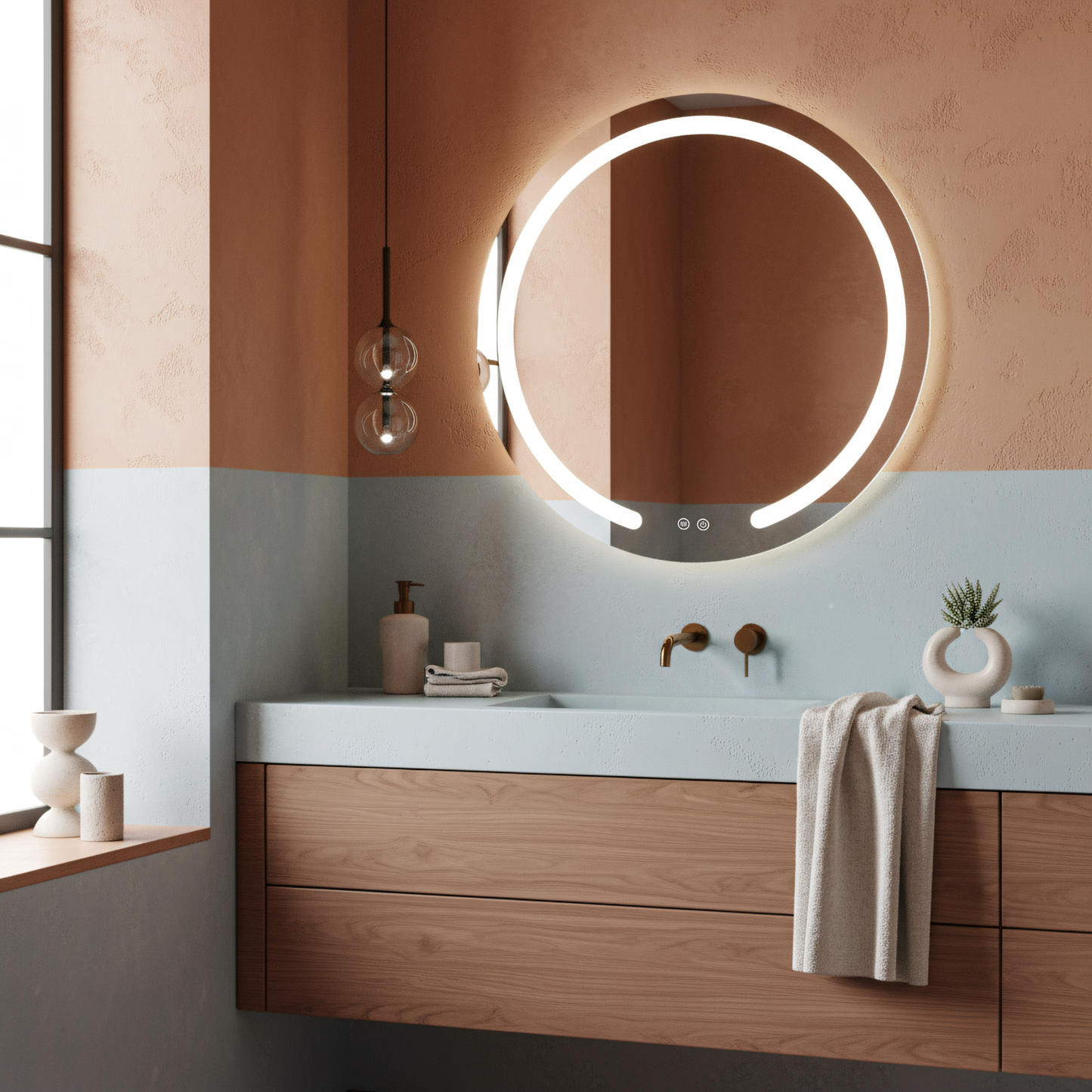 Oglindă LED 80cm Modern  7