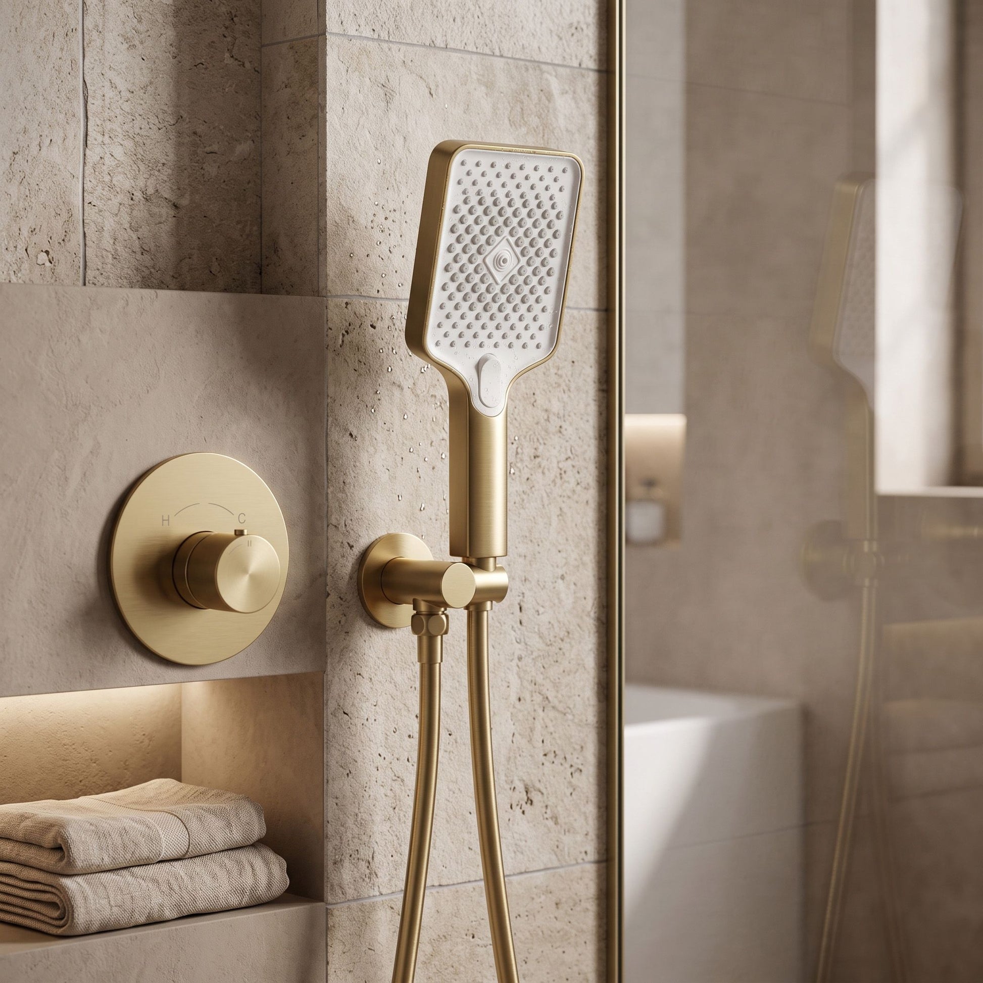 PARA DE DUS REA JS-031 BRUSH GOLD 5