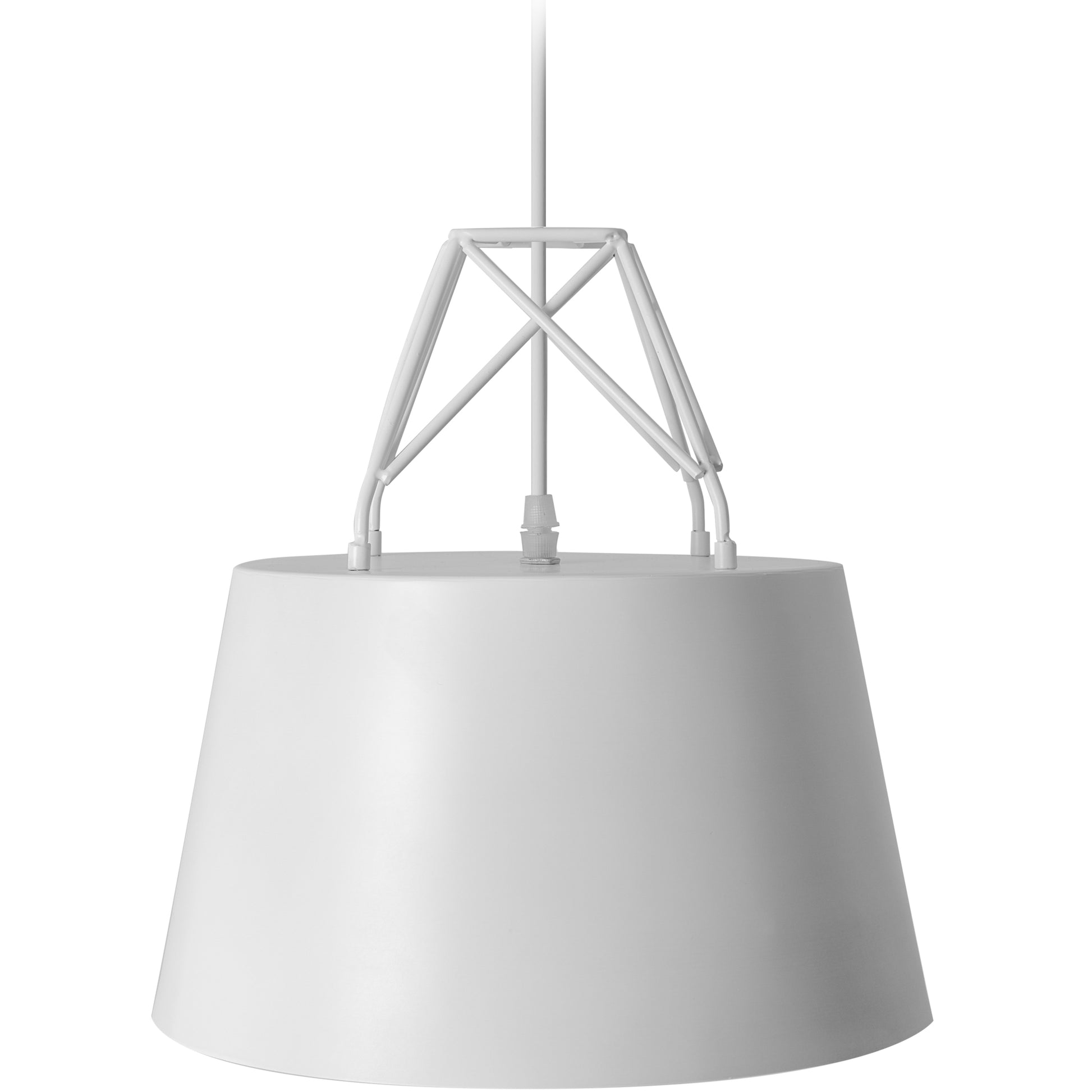 Lampă Suspendată De Tavan Din Metal Alb APP423-1CP  5