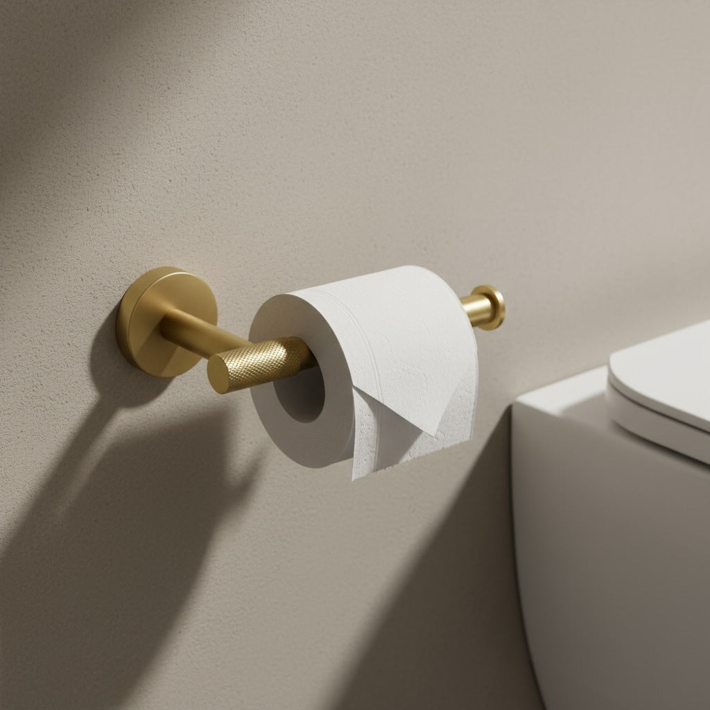 Suport Hârtie Igienică 5709 Galo Brush Gold  2