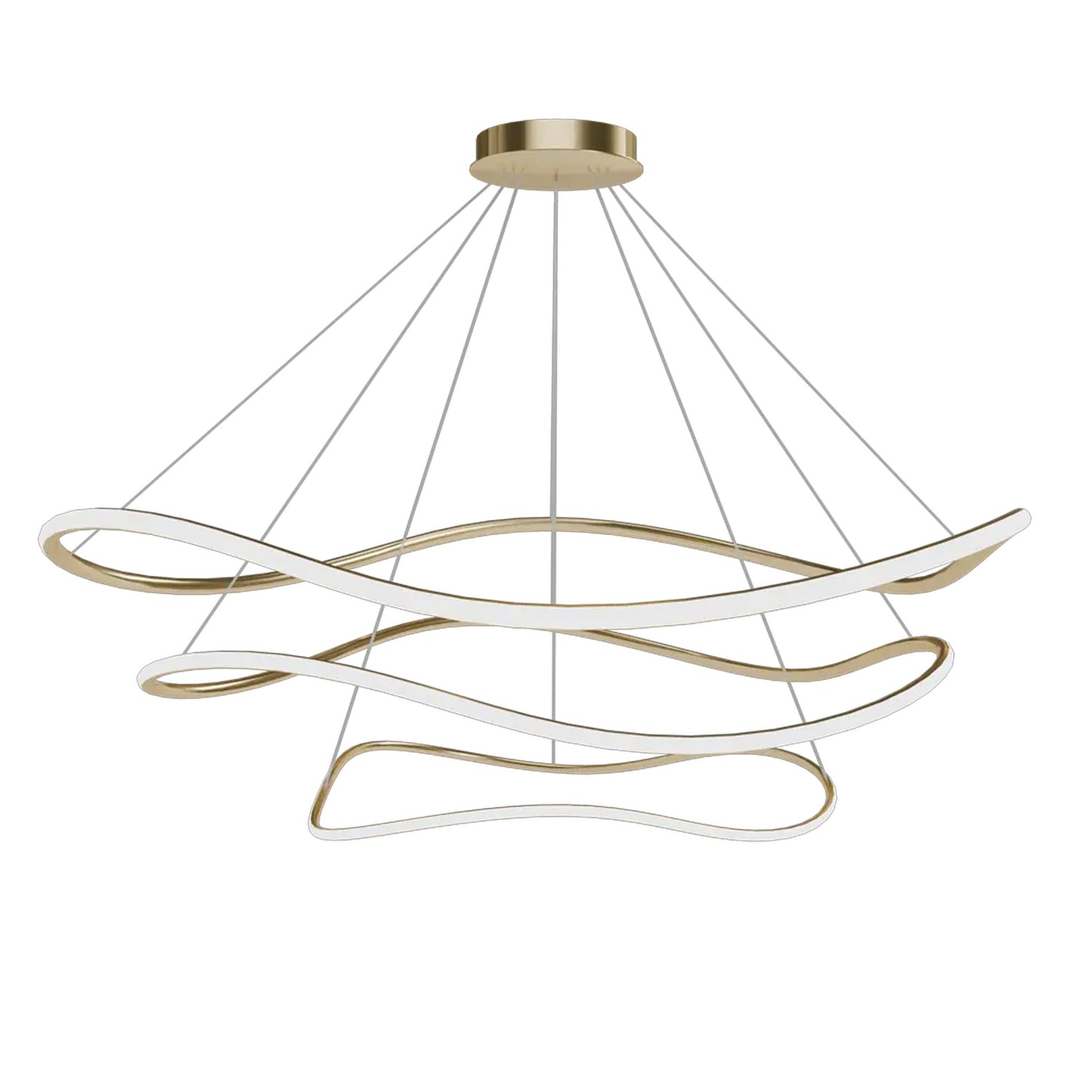 Lampa Wisząca Lhj018-cp3 Gold  1