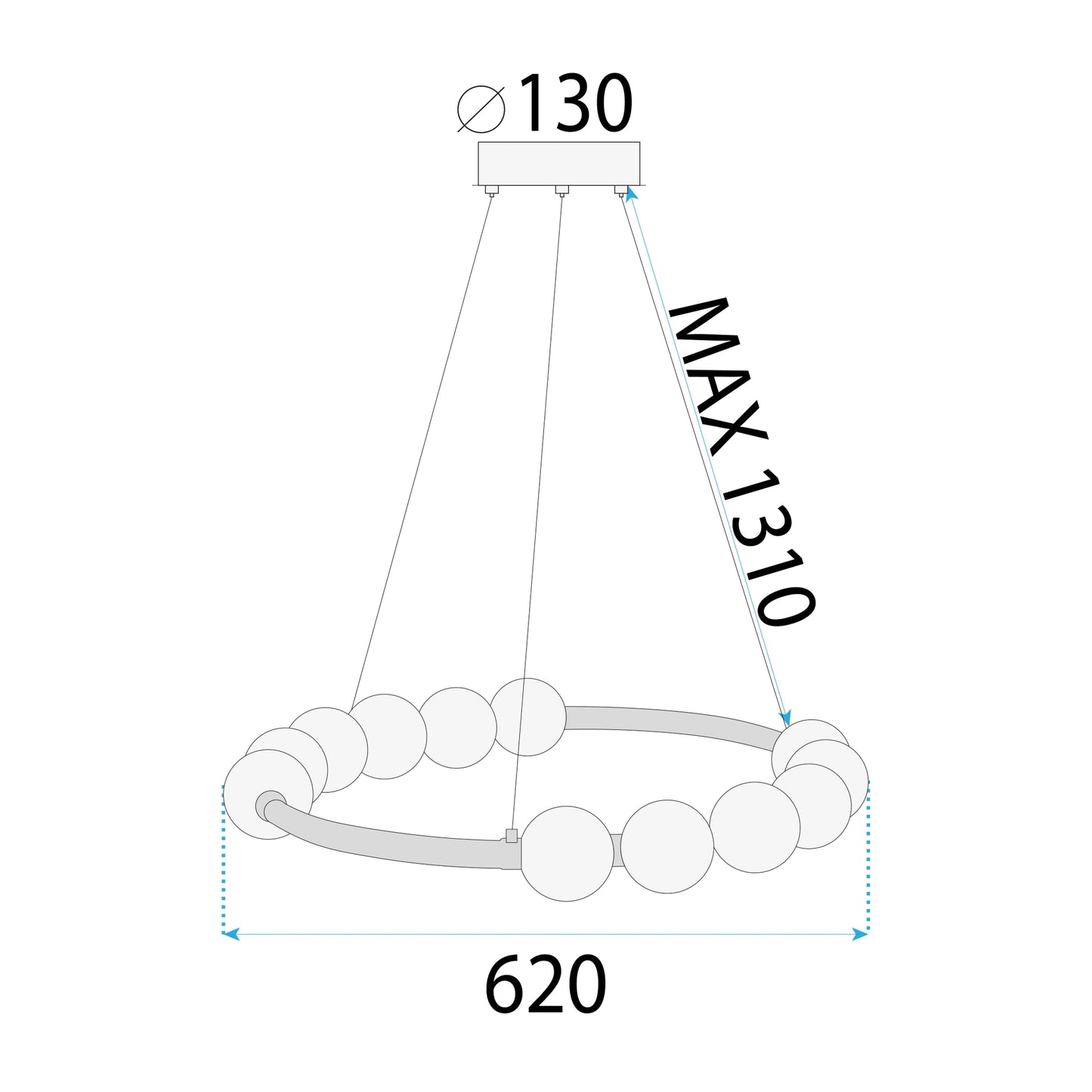 Lampa Led App1553-cp Gold  8