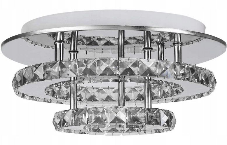 Lampă de tavan din cristal Plafond LED 20W rotund APP412-C  2