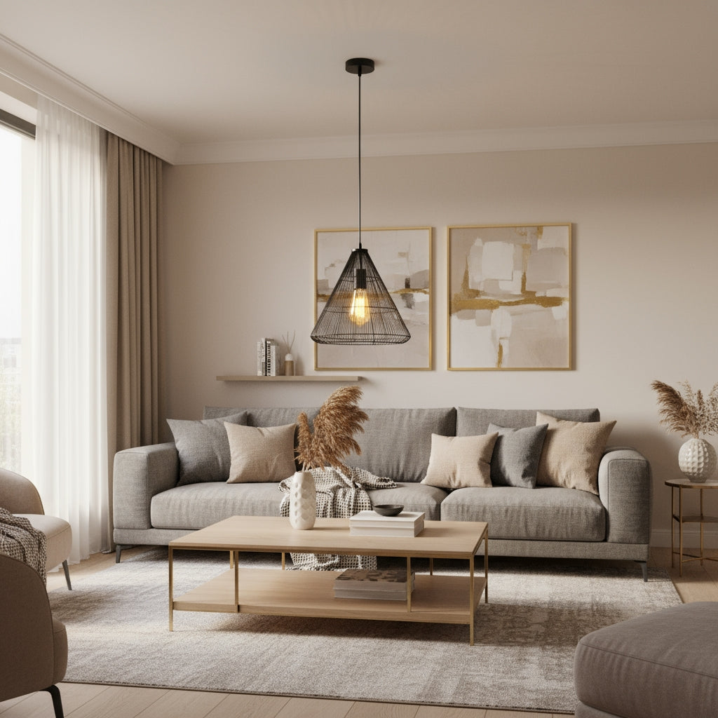Lampa De Tavan Suspendabila In Stil Loft Lh2065  4