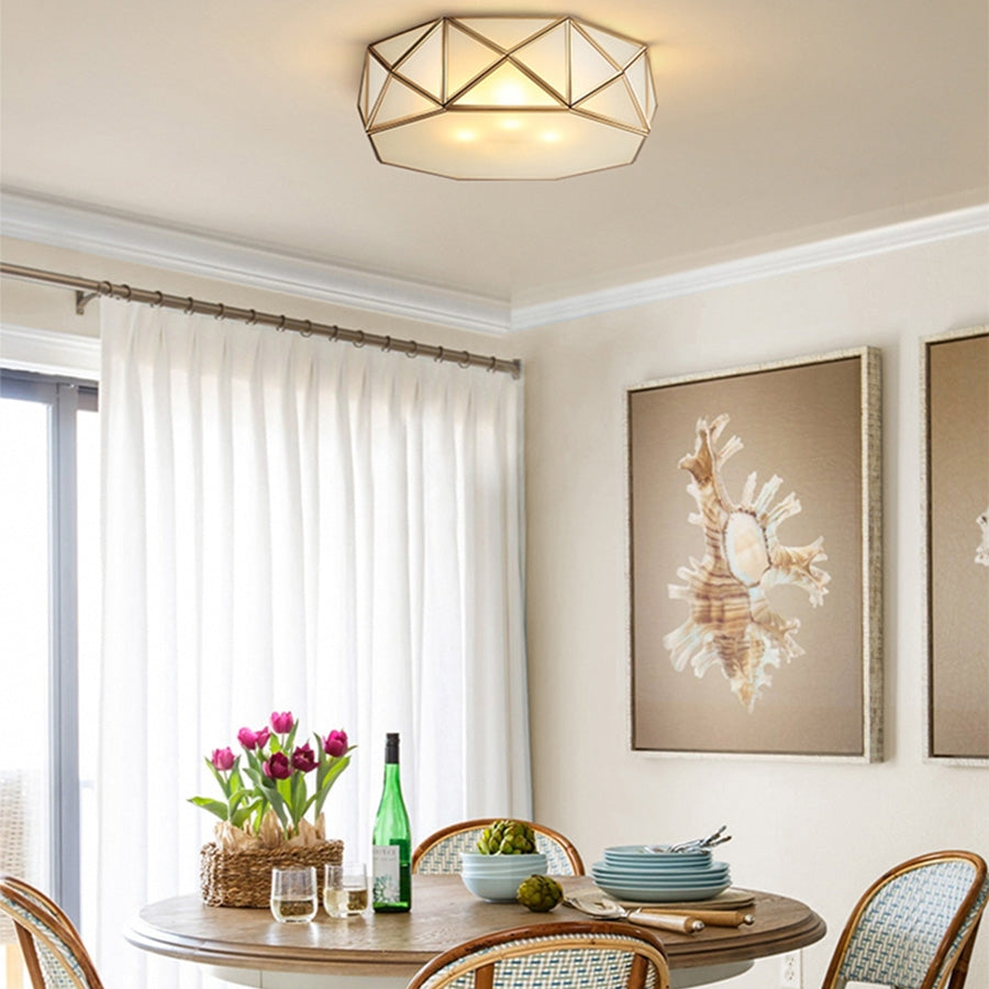 Lampă De Tavan 45cm App1239-c Złota  2