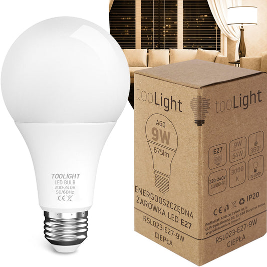 Bec cu LED RSL023 E27 9W Warm  1