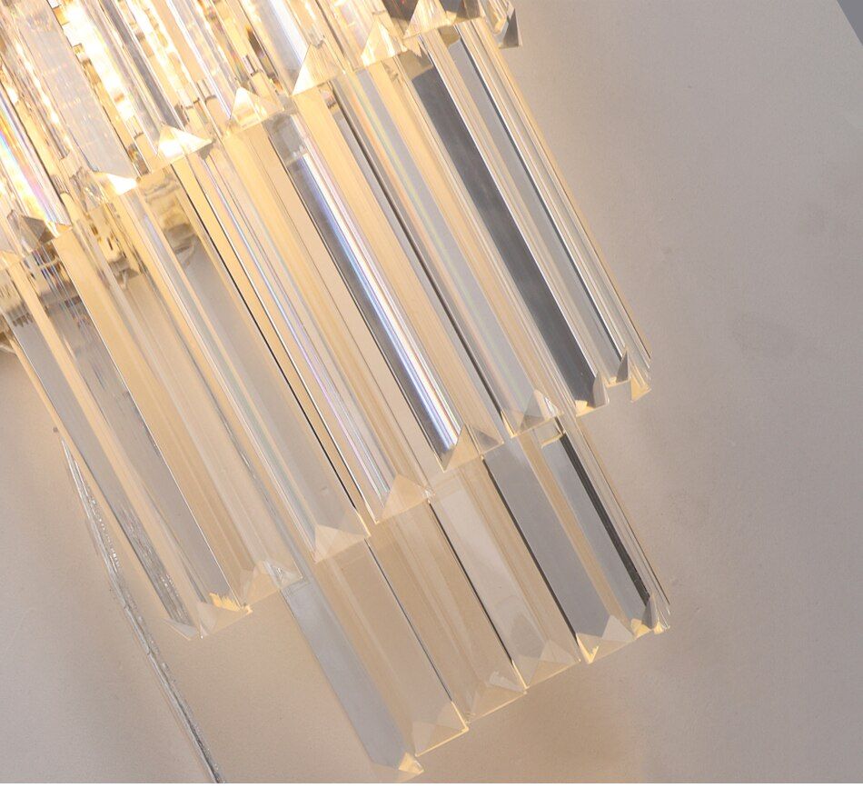Lampă de cristal de perete aurie 312357  8