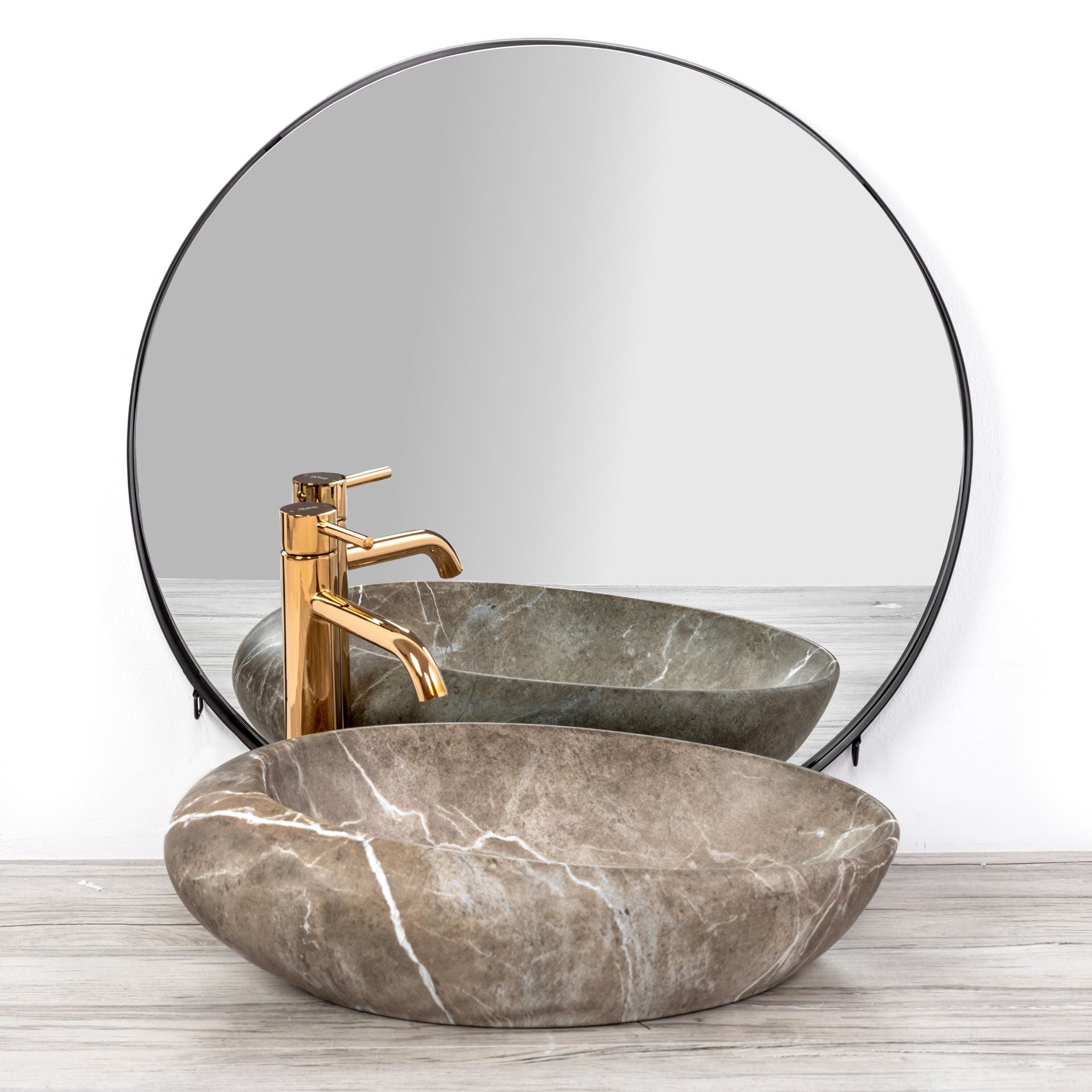 Lavoar pentru blat Rea Roxy B Stone NATURE 5