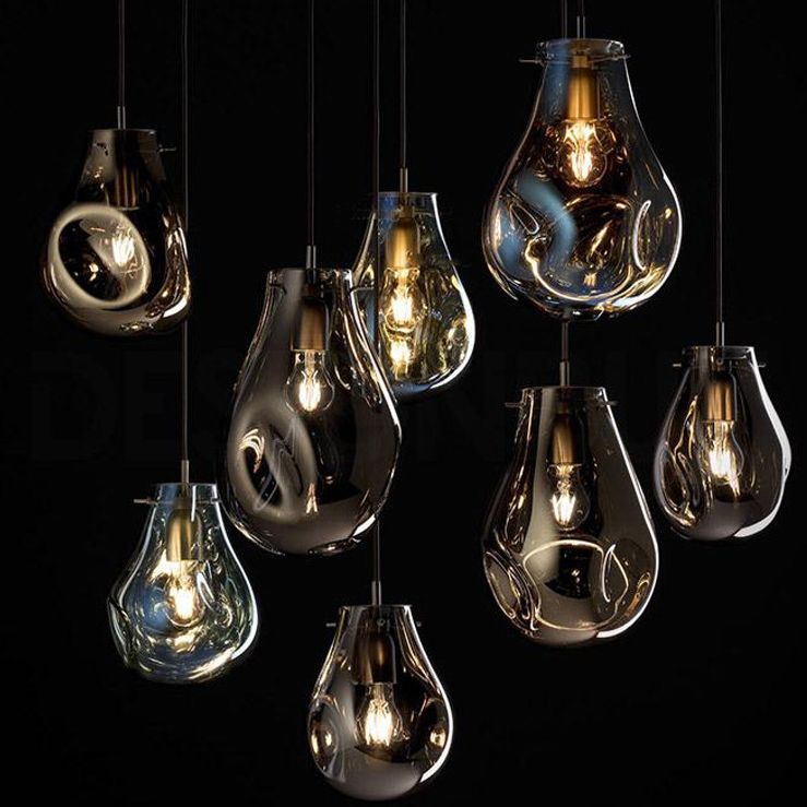 Lampa DE TAVAN SUSPENDABILA din sticla APP329-1CP Silver  4