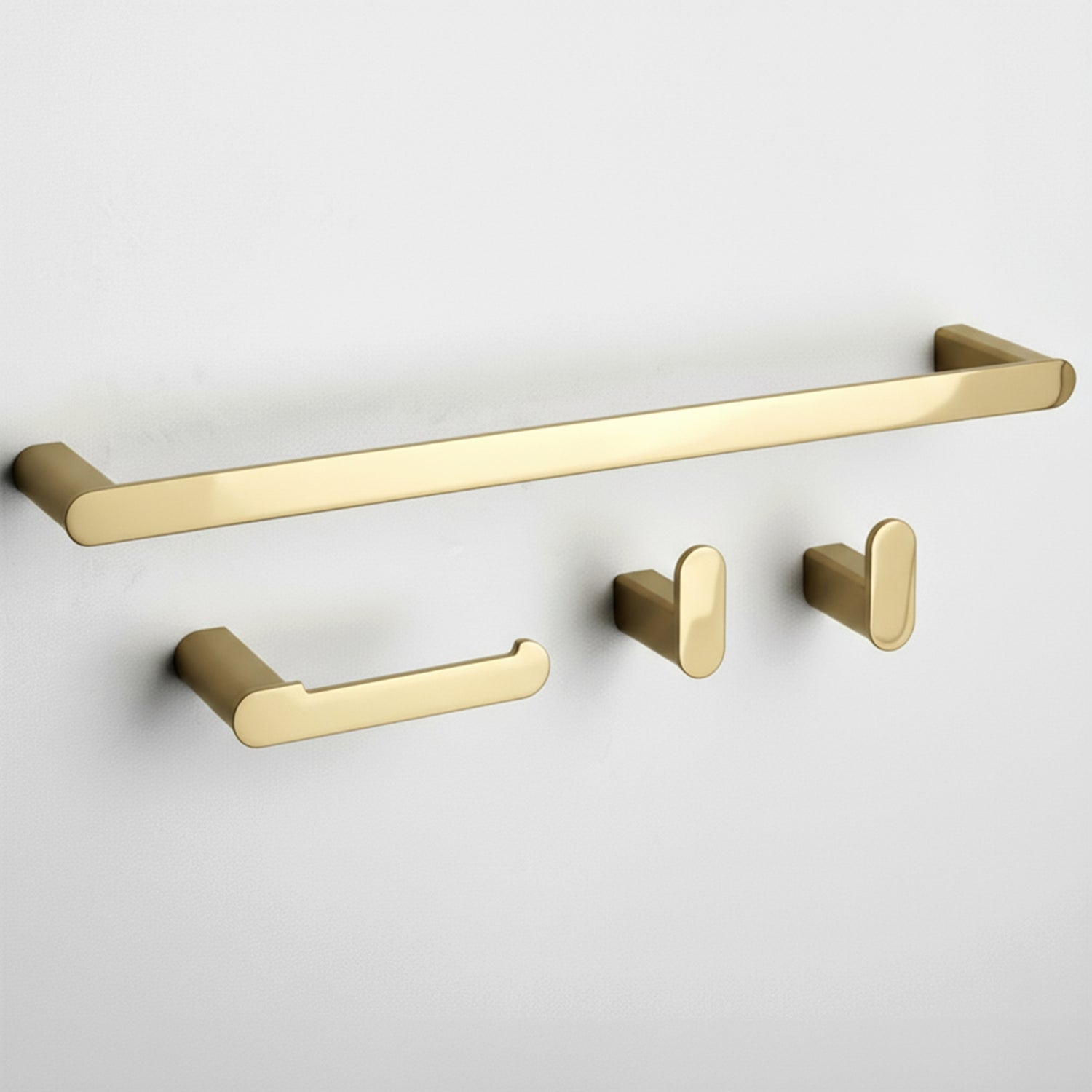 Set Accesorii Pentru Baie Mati Gold 4 Piese  1