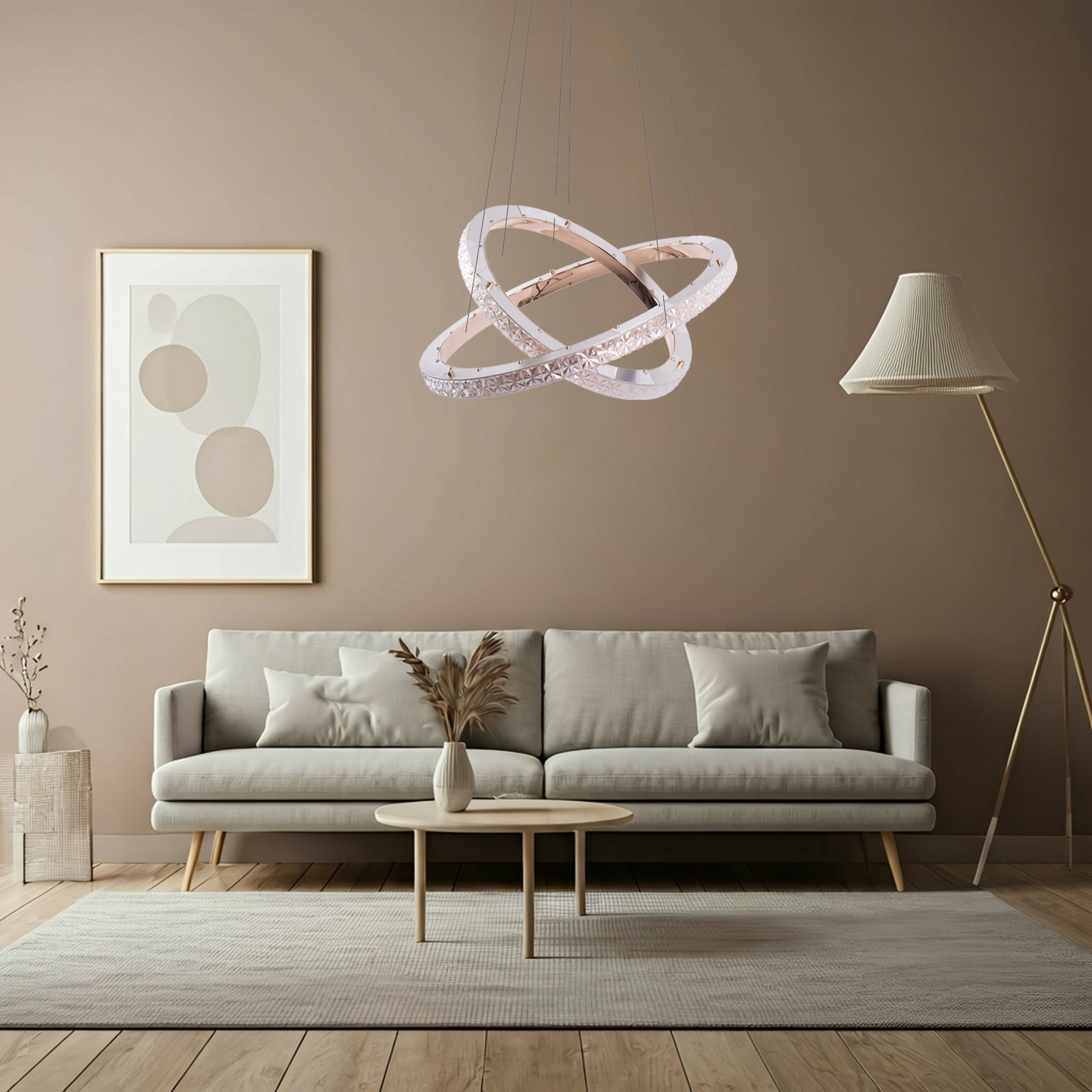 Lampa Led Ms011-cp Rose Gold 59cm  2