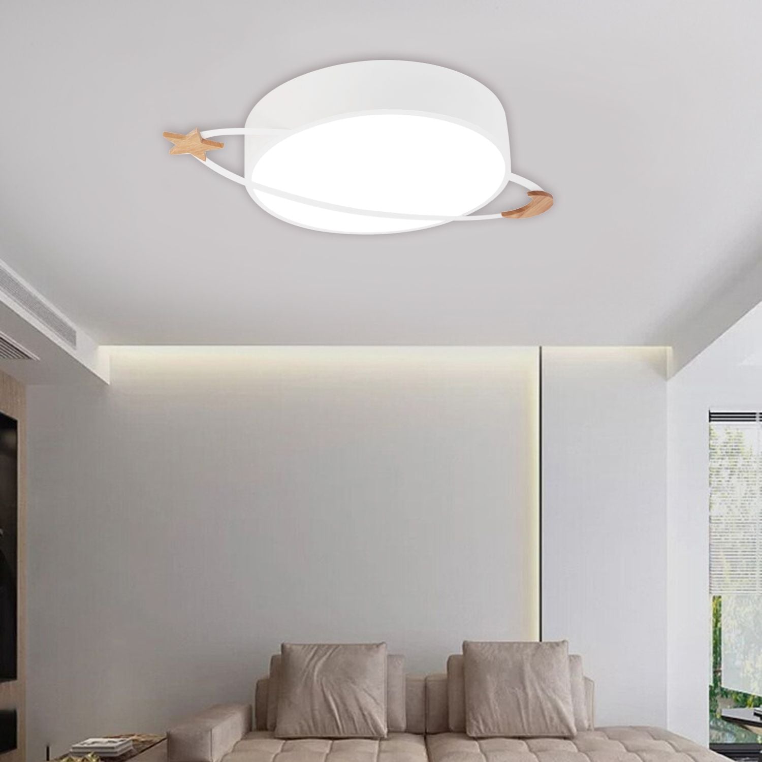 Lampa Plafoniera Moon White APP865-C 4