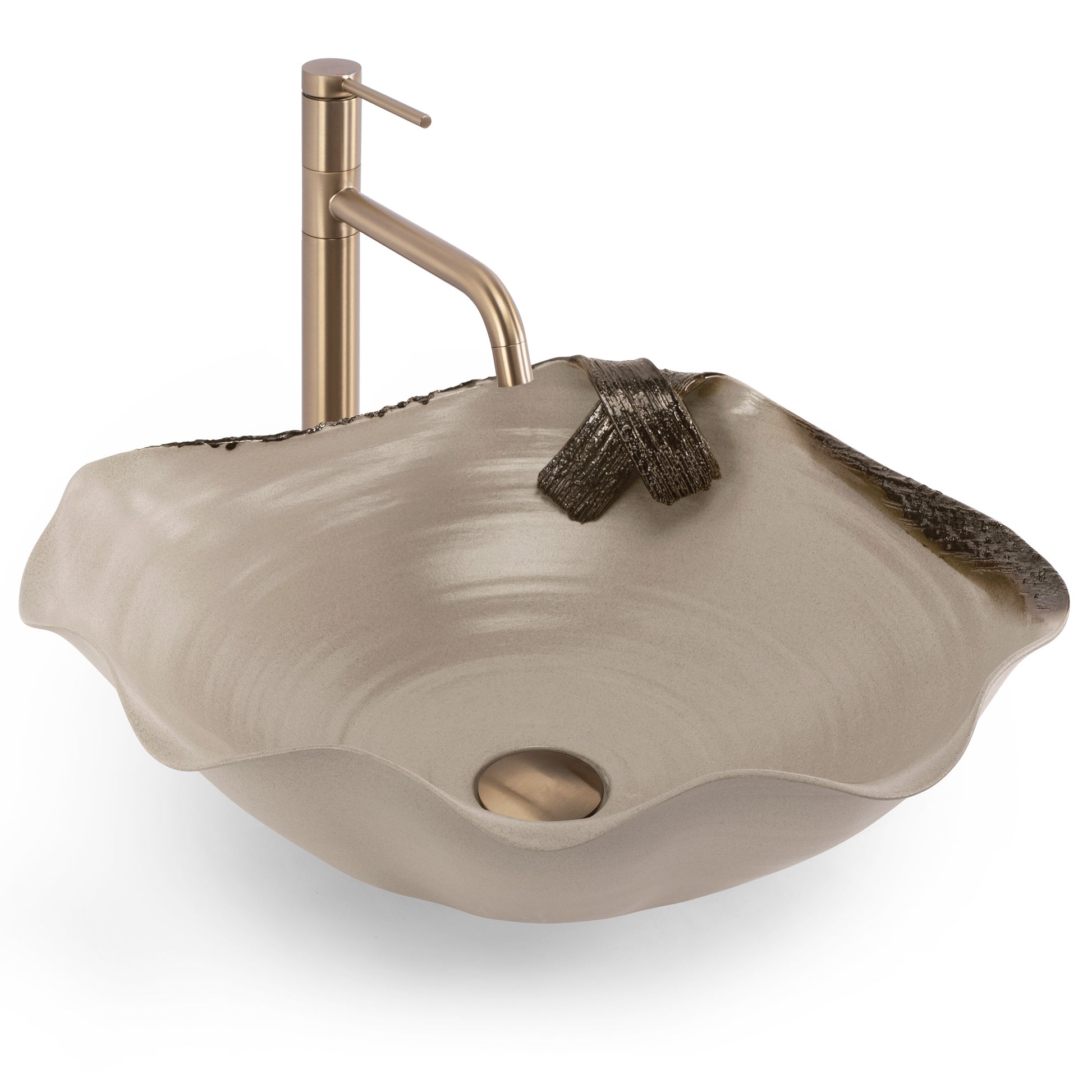 Lavoar ceramic pentru blat REA HM-22 Handmade ART  3