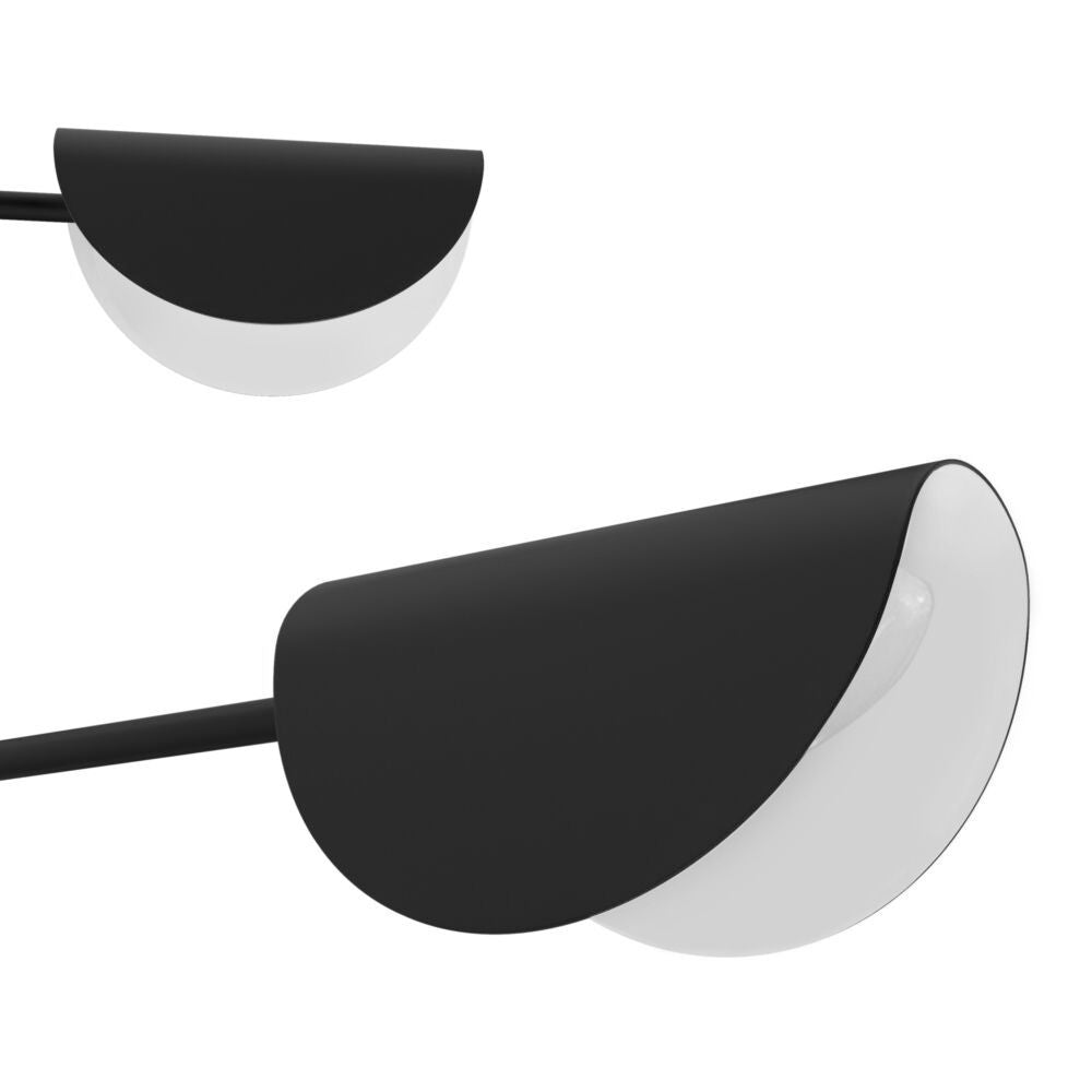 Lampă de tavan APP1261-6CP BLACK  4
