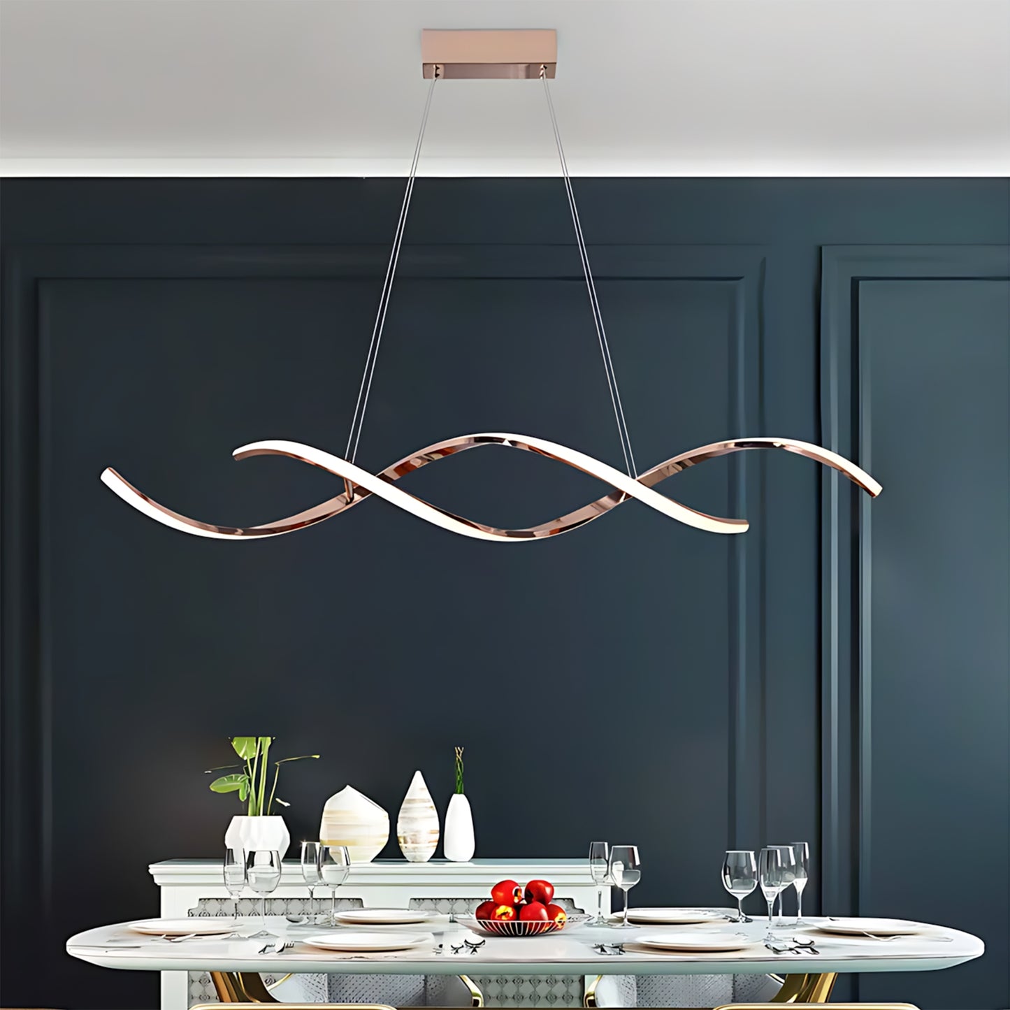 Lampa Led Lhj021-cp Rose Gold  4