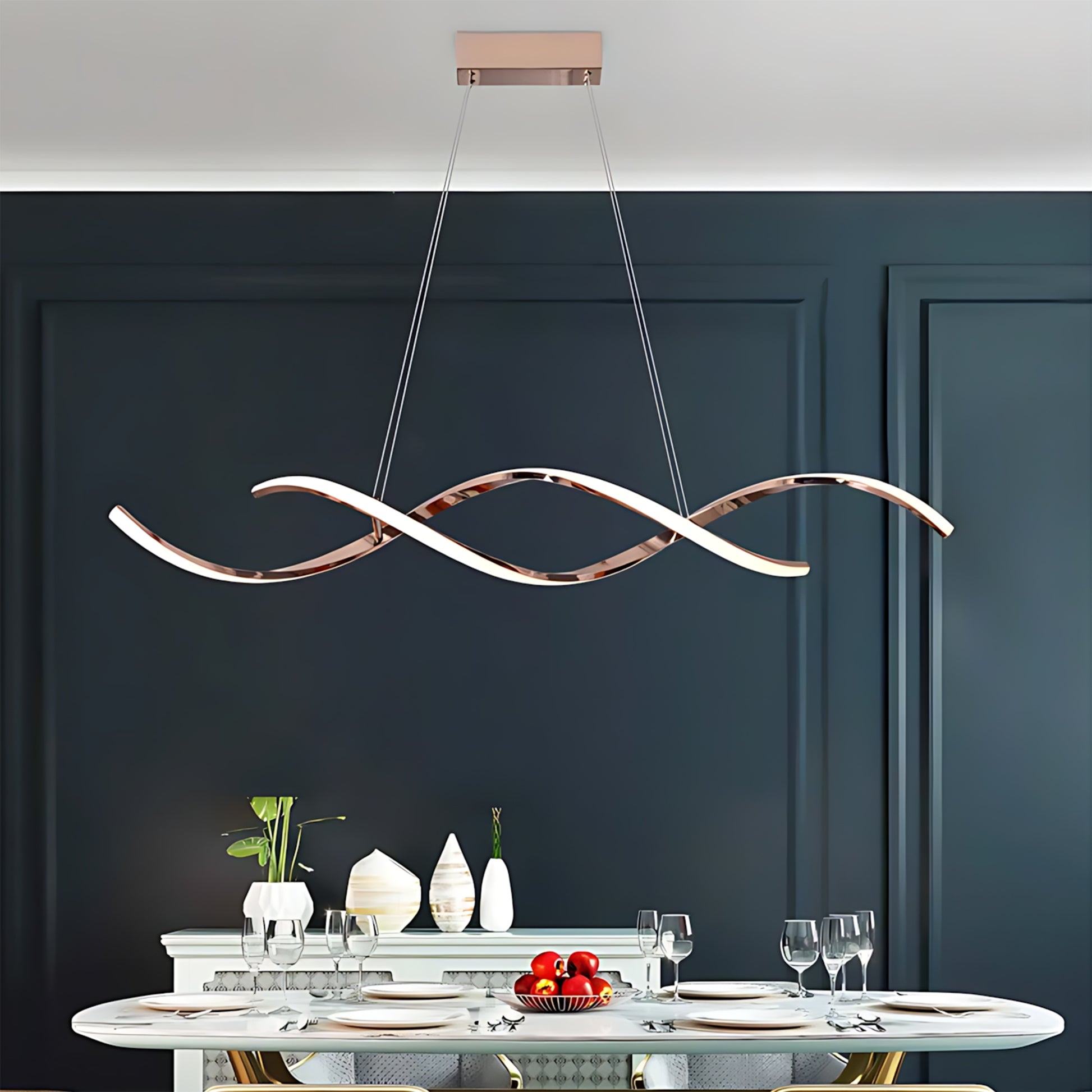 Lampa Led Lhj021-cp Rose Gold  4