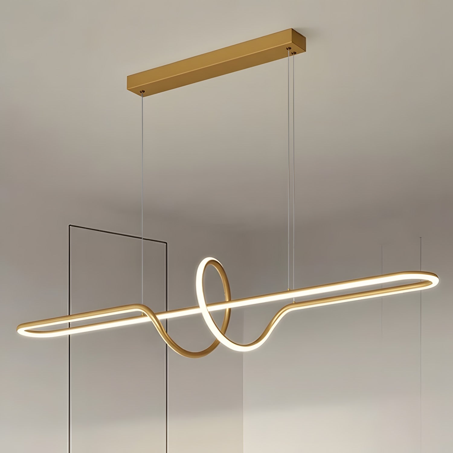 Lampa Led Lhj038-cp Brush Gold  5