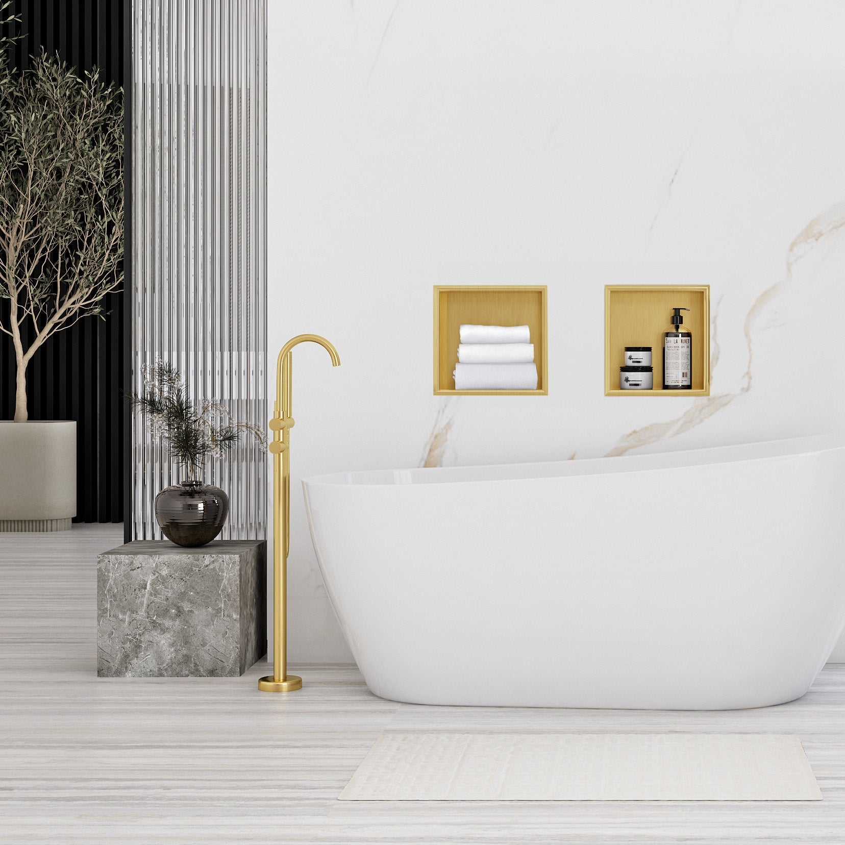 RAFT BAIE INCASTRAT PERETE 30x30 gold brush  6