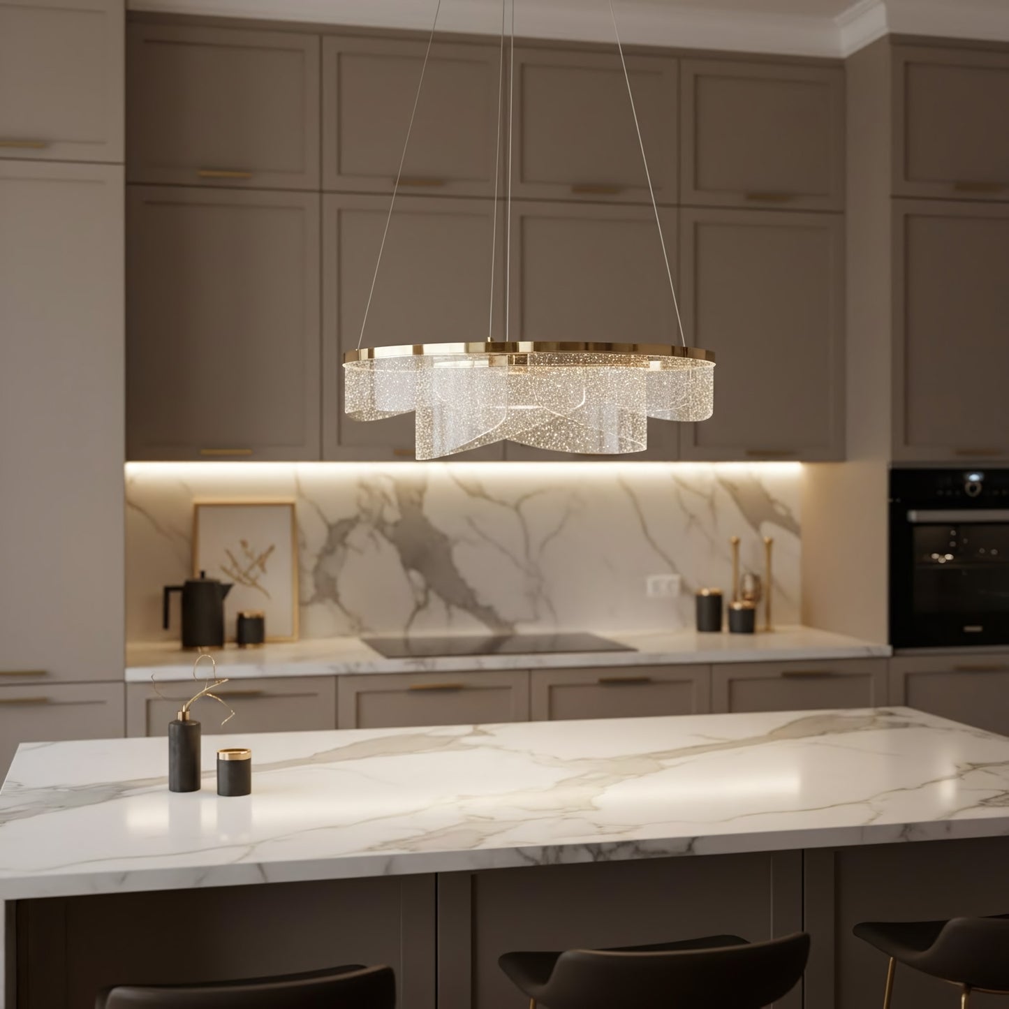 Lampă Suspendată Led G138-cp 50cm Gold  7