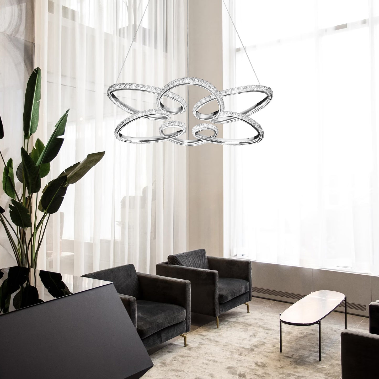Lampa Led G002-cp Chrome  2