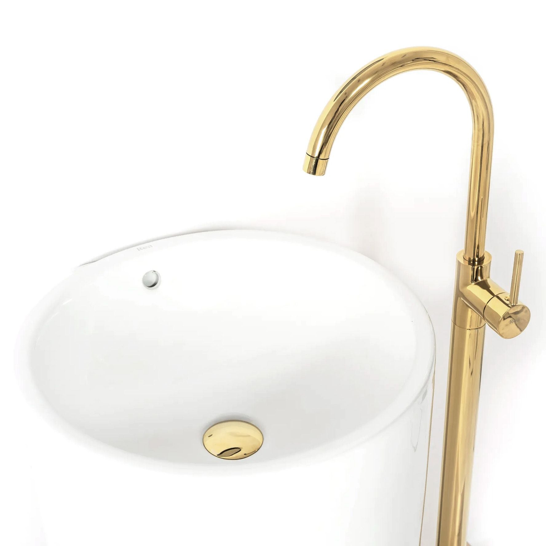 Robinet pentru lavoar Rea Lungo Ortis Gold 5