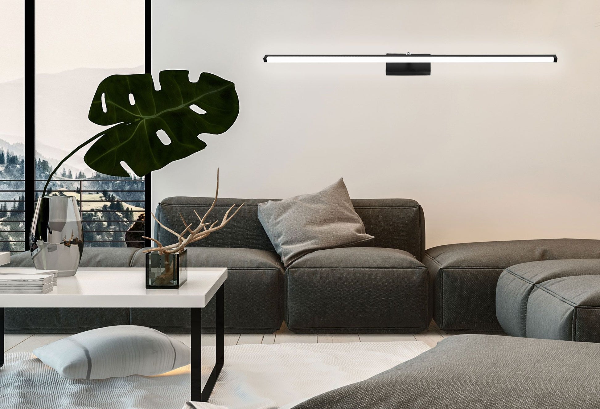 APLICA de baie LED pentru oglinda 20W 100CM APP375-1W negru  7