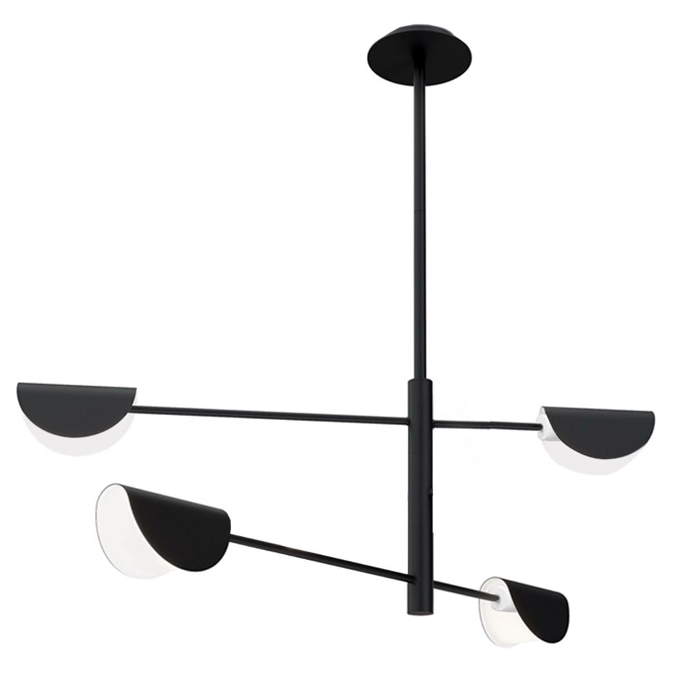 Lampă de tavan APP1260-4CP BLACK  1