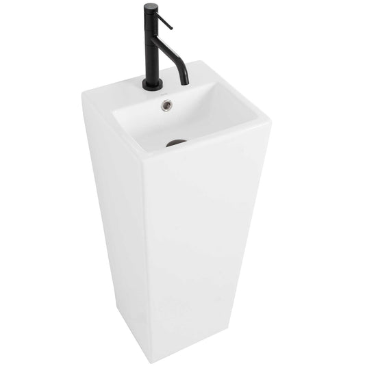 Lavoar de podea freestanding Rea Kamila Alb Ceramica Sanitara 1