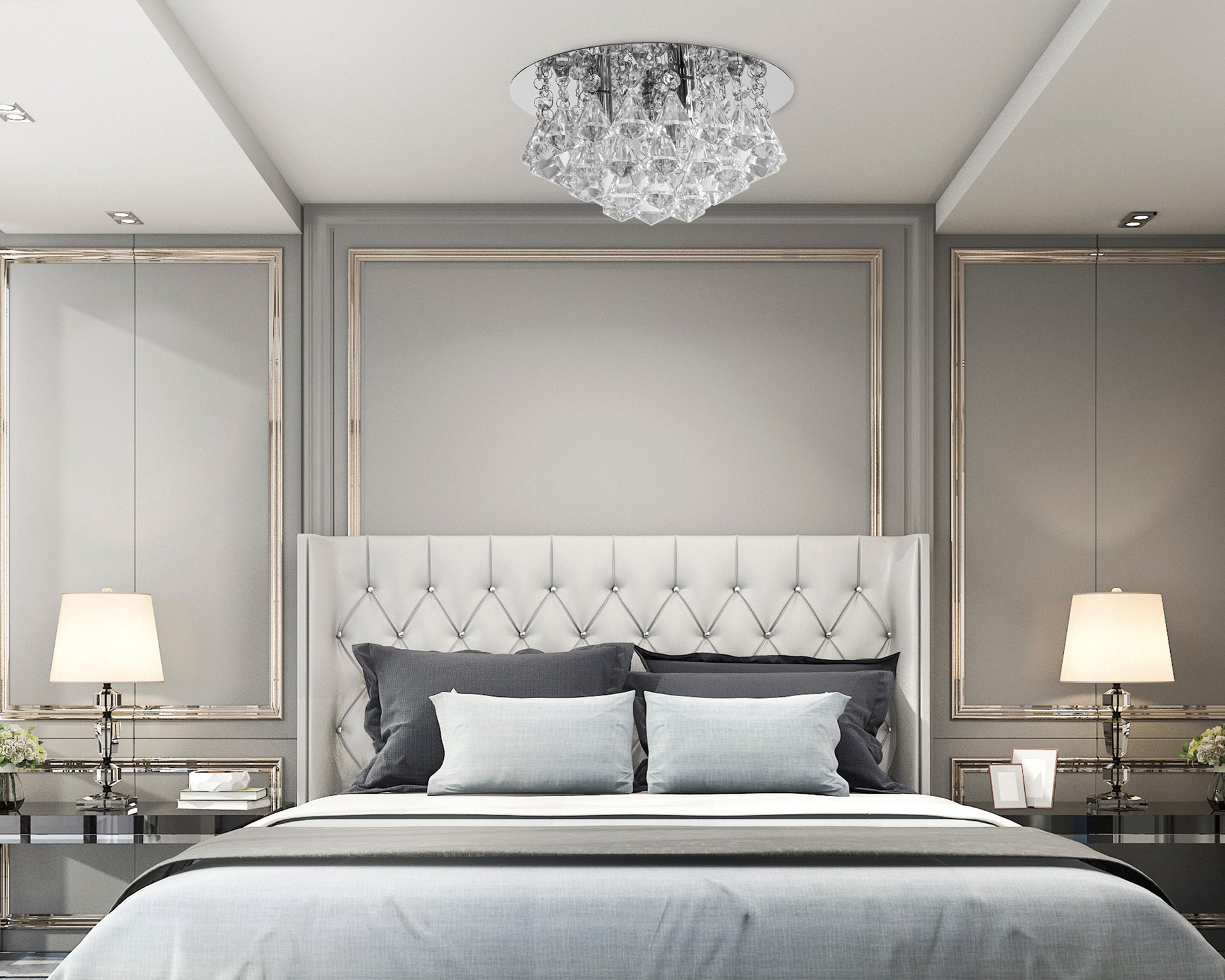 Lampă De Cristal APP1039-3C Chrom  4