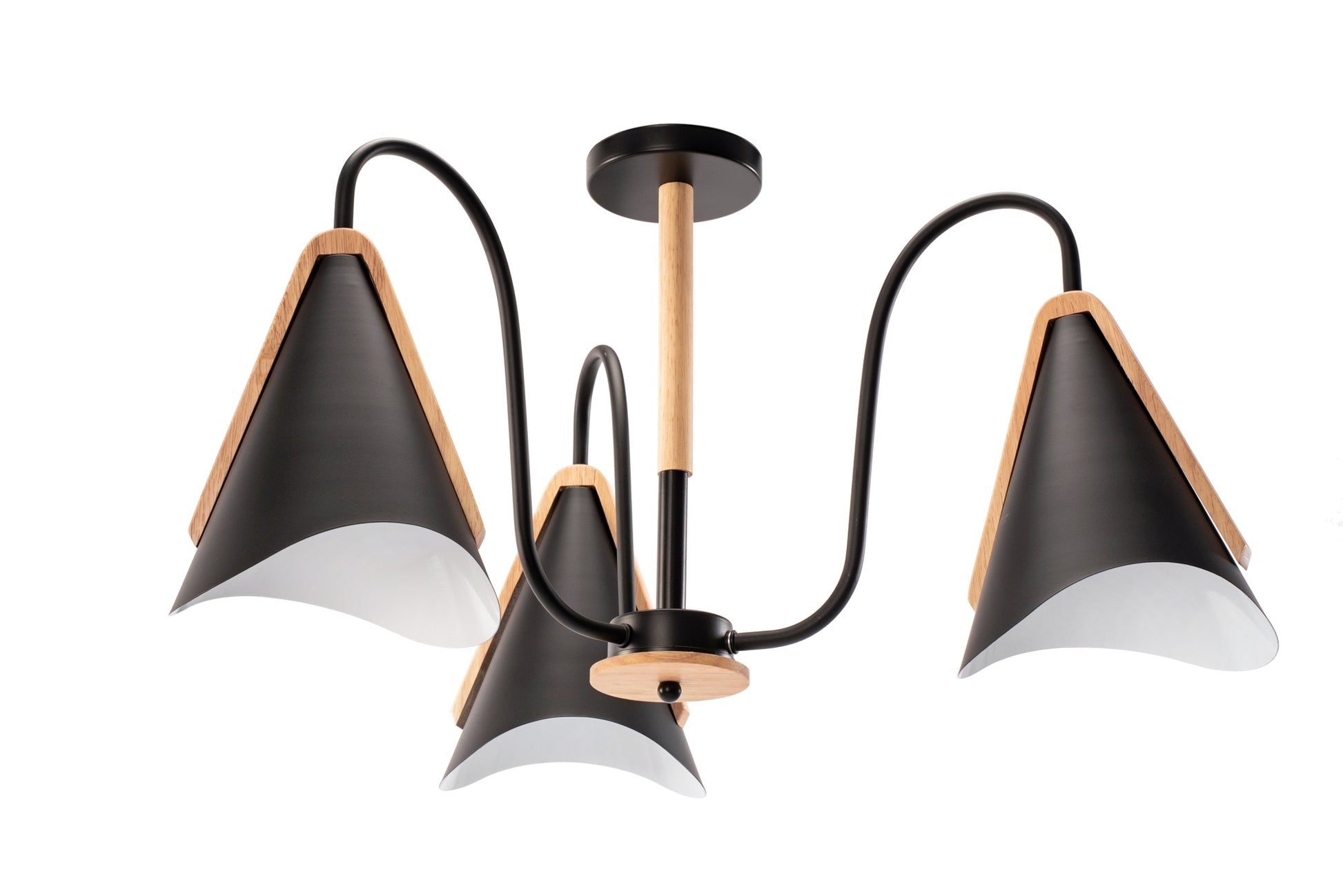 Lampa Scandinavă Cu Trei Brațe, Neagră, APP605-3C  3