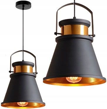 Lampa DE TAVAN ASTI C negru / Auriu  1