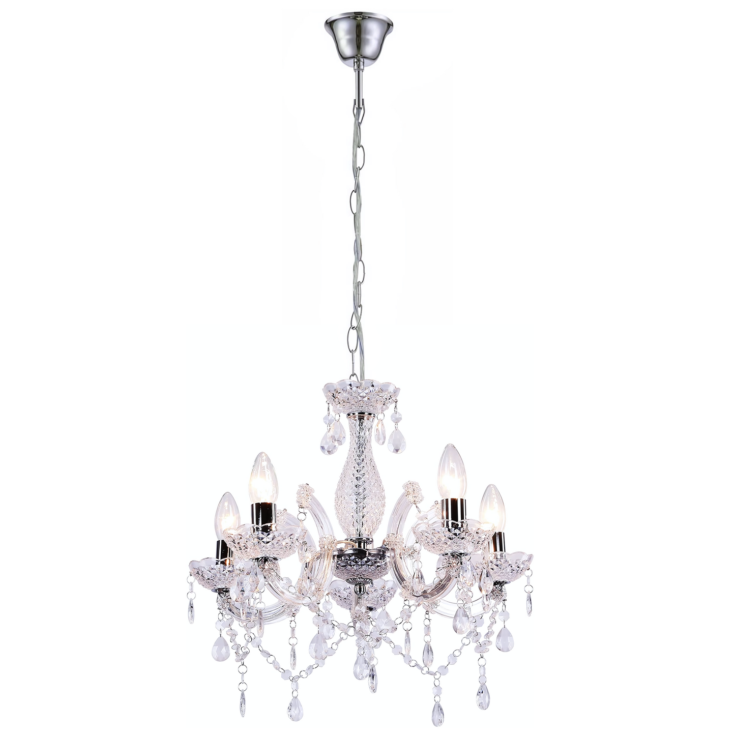 Lampă Suspendată Ebt004-5cp Transparent  1