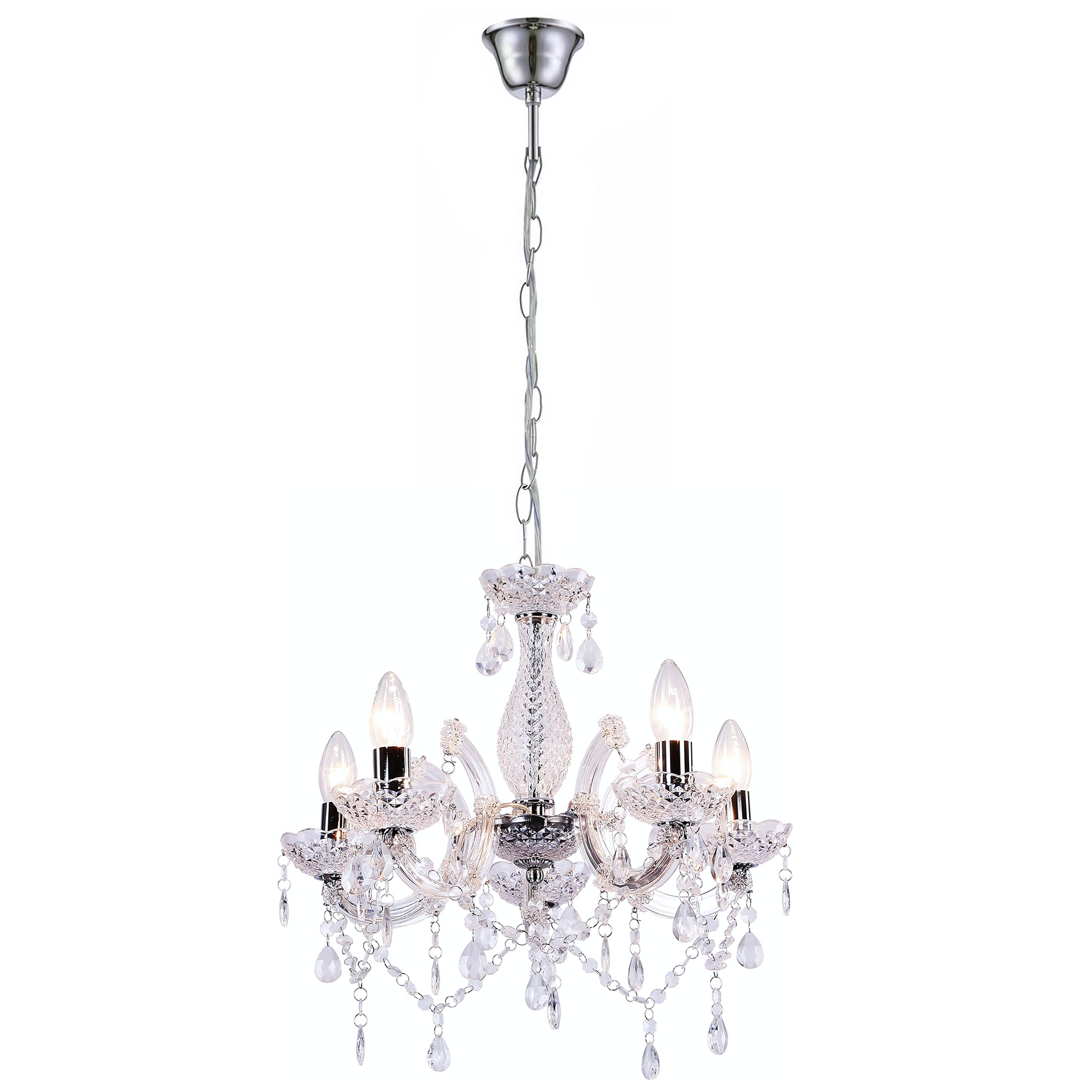 Lampă Suspendată Ebt004-5cp Transparent  1