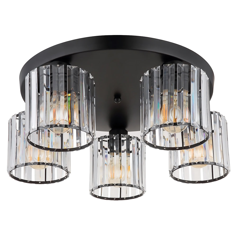 Lampă De Tavan Ebt023-5c Black  4