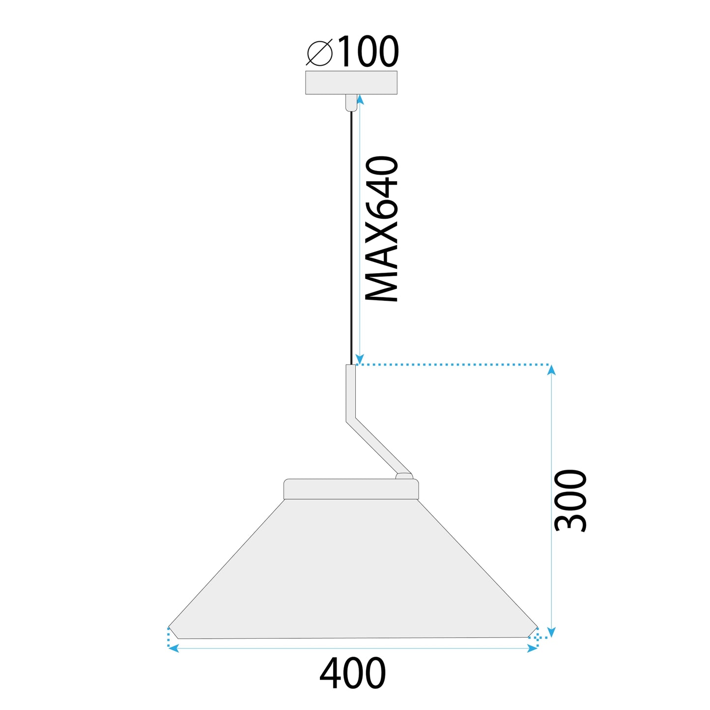 Lampă Suspendată Black APP1670-1CP  9
