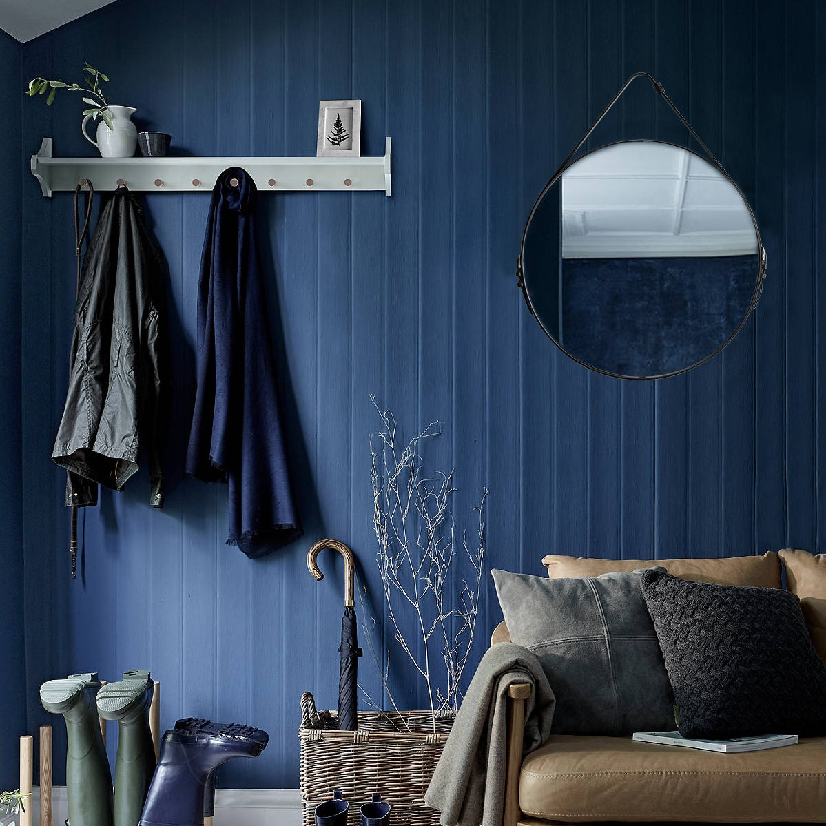 Oglindă Rotundă Pe O Bandă Rigidă Loft De 60 Cm Tpj-60b  4