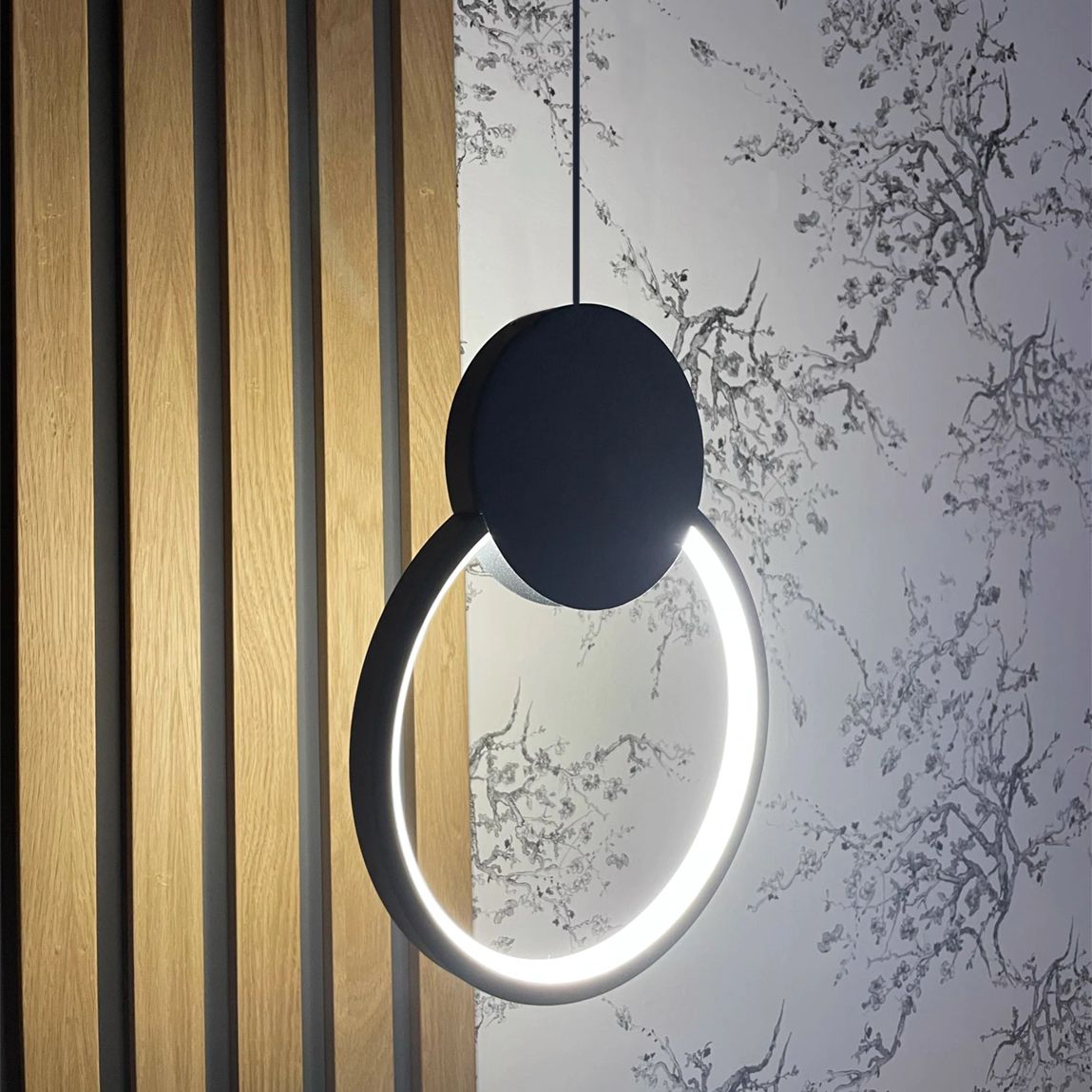 Lampă suspendată de tavan LED APP852-CP BLACK  5