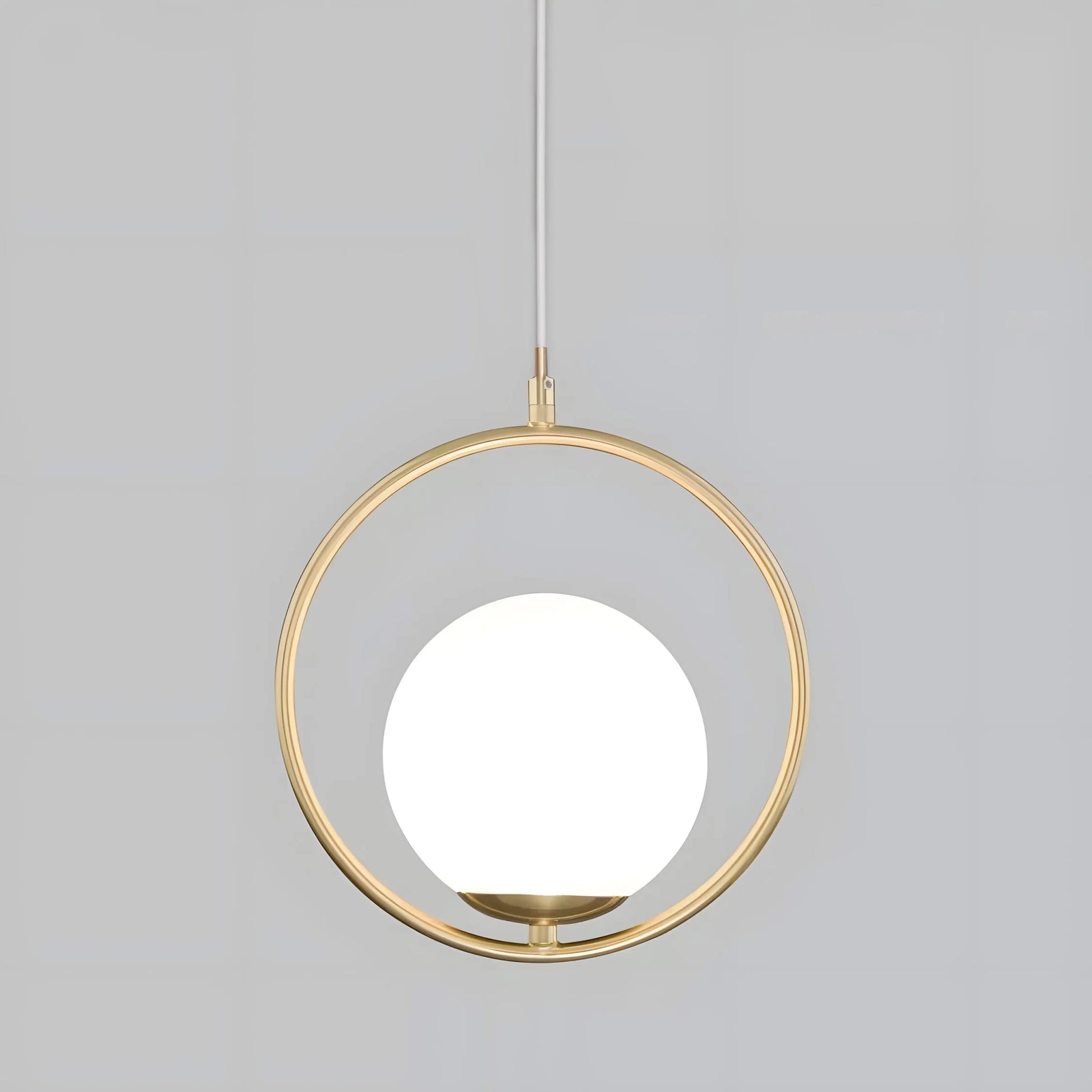 Lampă De Tavan Suspendata Din Sticlă Aurie Alba G109-1w Gold  3