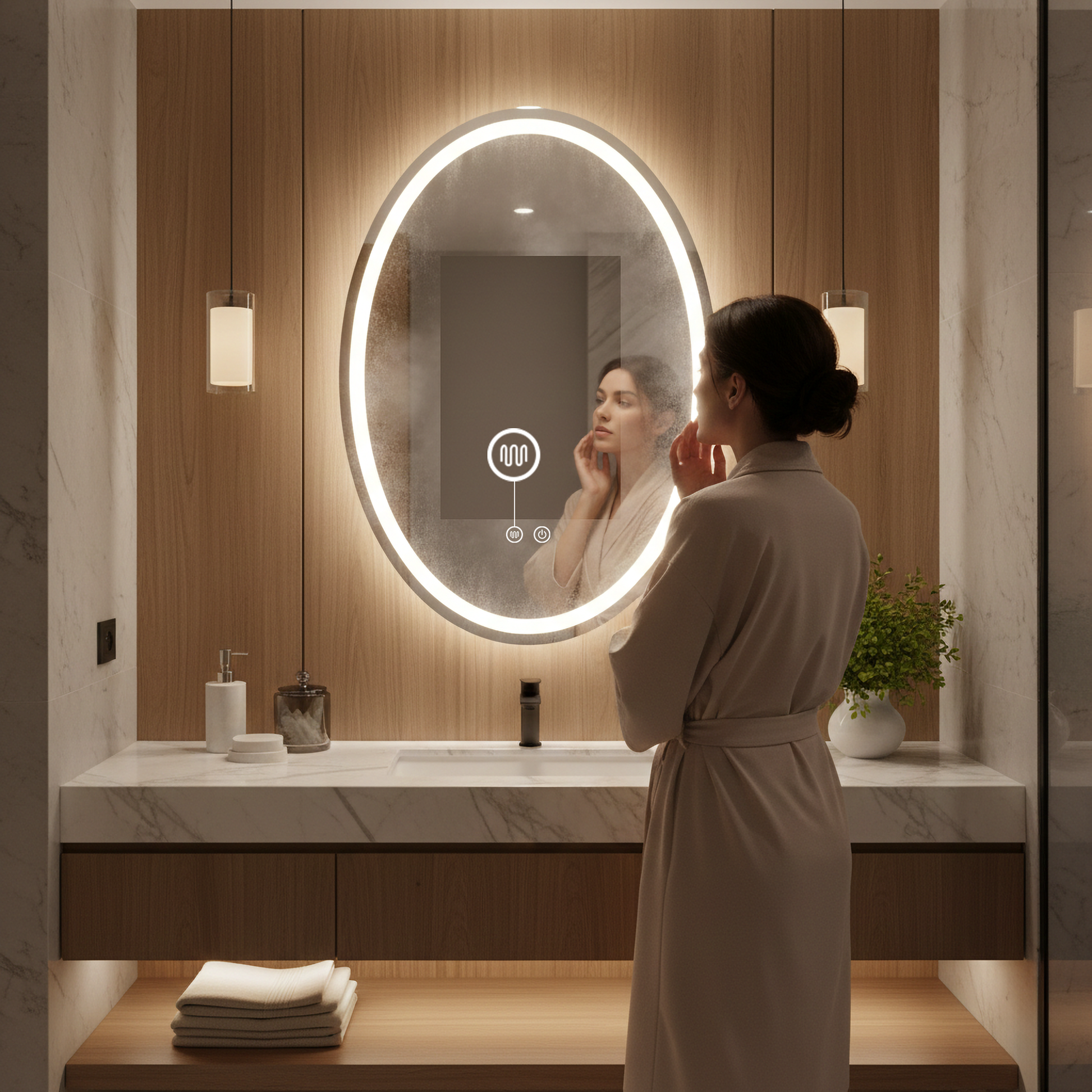 Oglindă LED Marco 60x80 cm  7