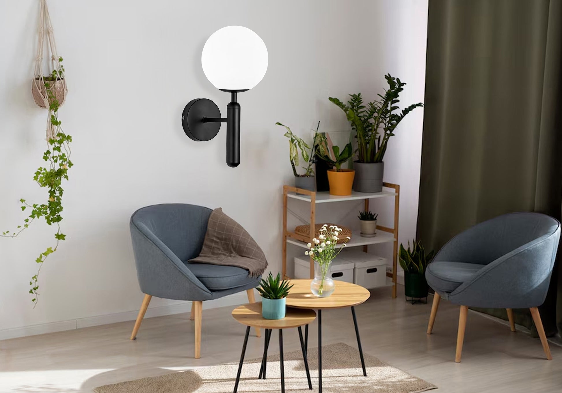 Lampa De Perete G097-1w Black  5
