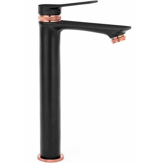 Baterie pentru baie Rea Viral Black-rose gold High  1