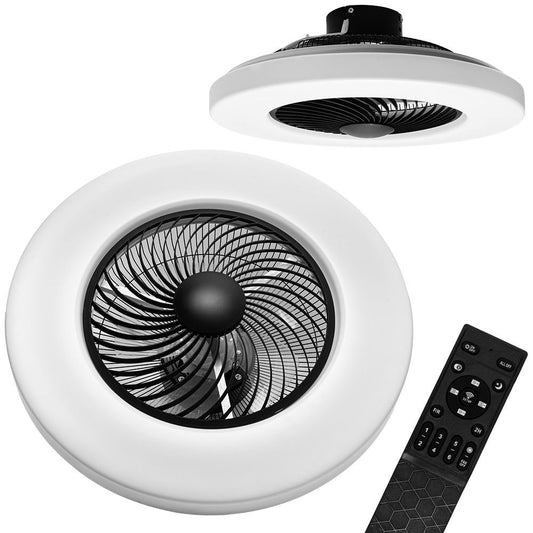 Lustra cu ventilator APP1552-C BLACK  1