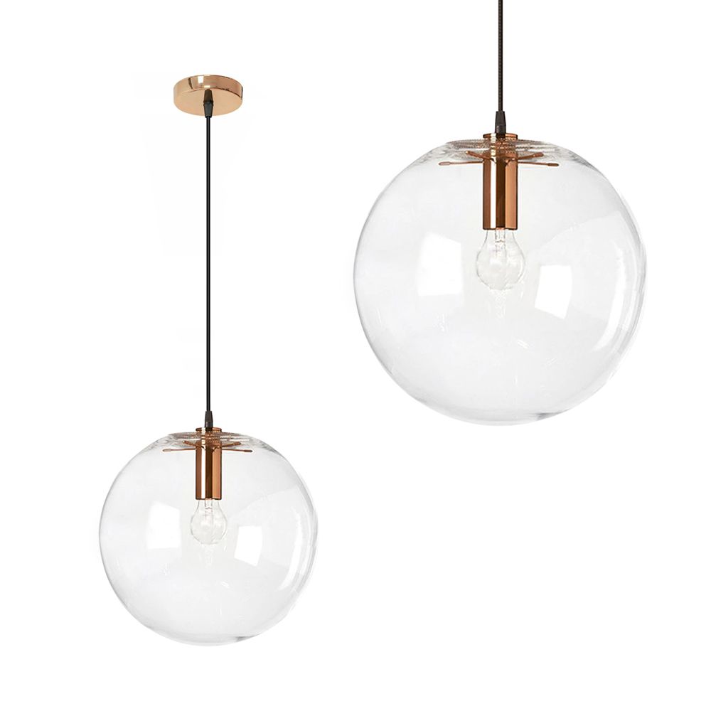 Lampa DE TAVAN SUSPENDABILA din sticla Lassi ROSE Gold 25 cm  1
