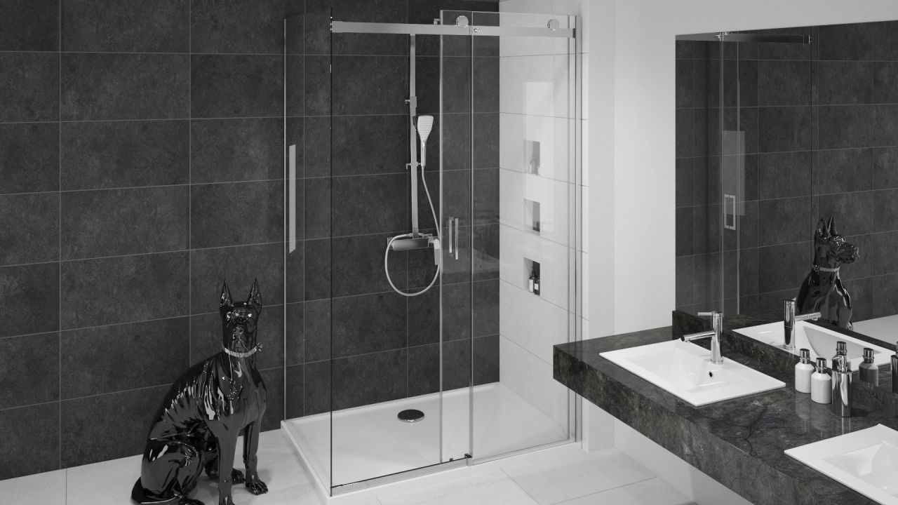 Cabina de dus Rea Nixon 140x80 stanga 2