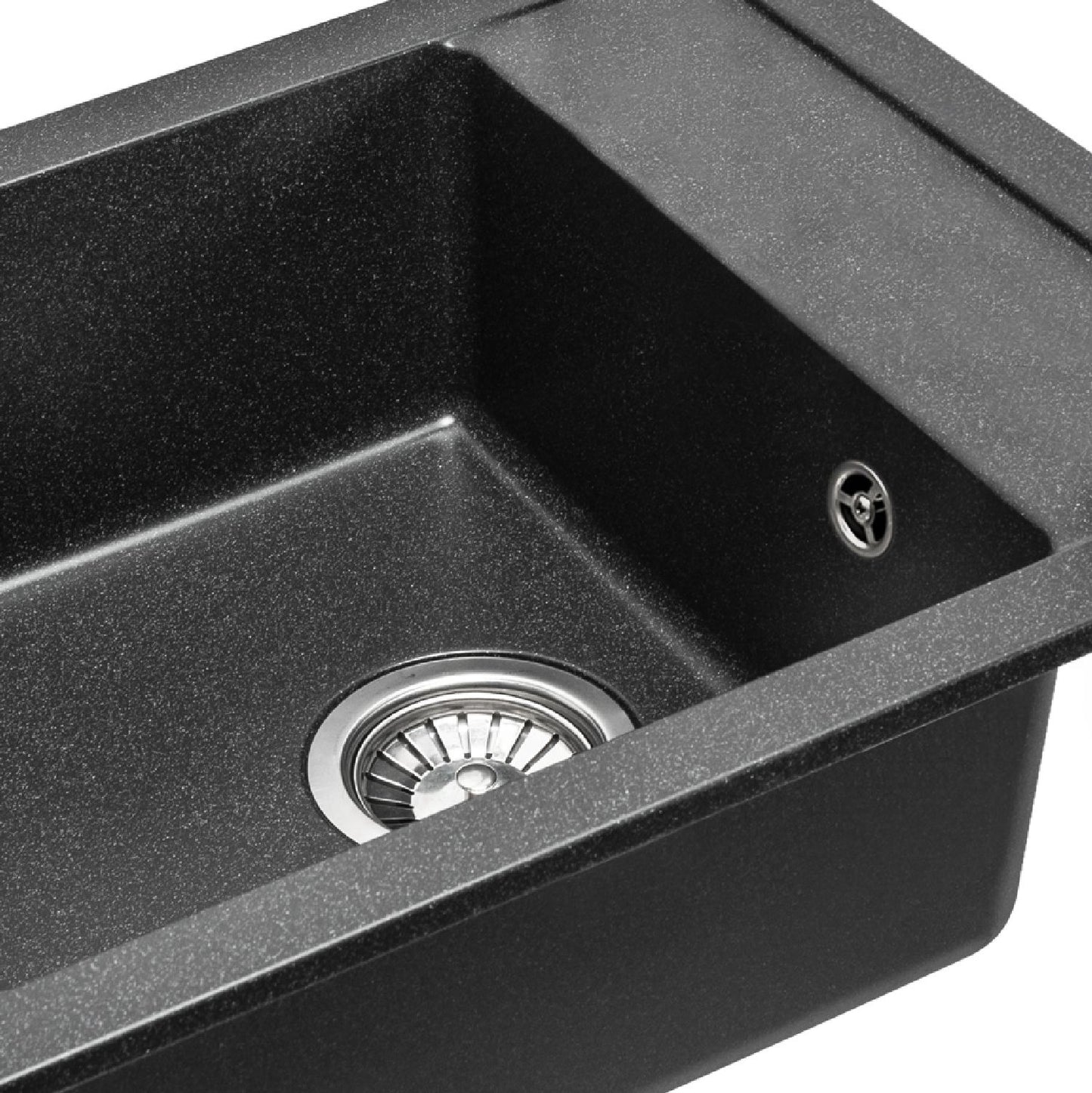 Chiuveta bucatarie Granit Rino black pietriciele  4