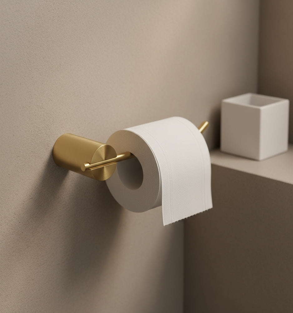 Suport Hârtie Igienică Tomi 5809 Brush Gold  2
