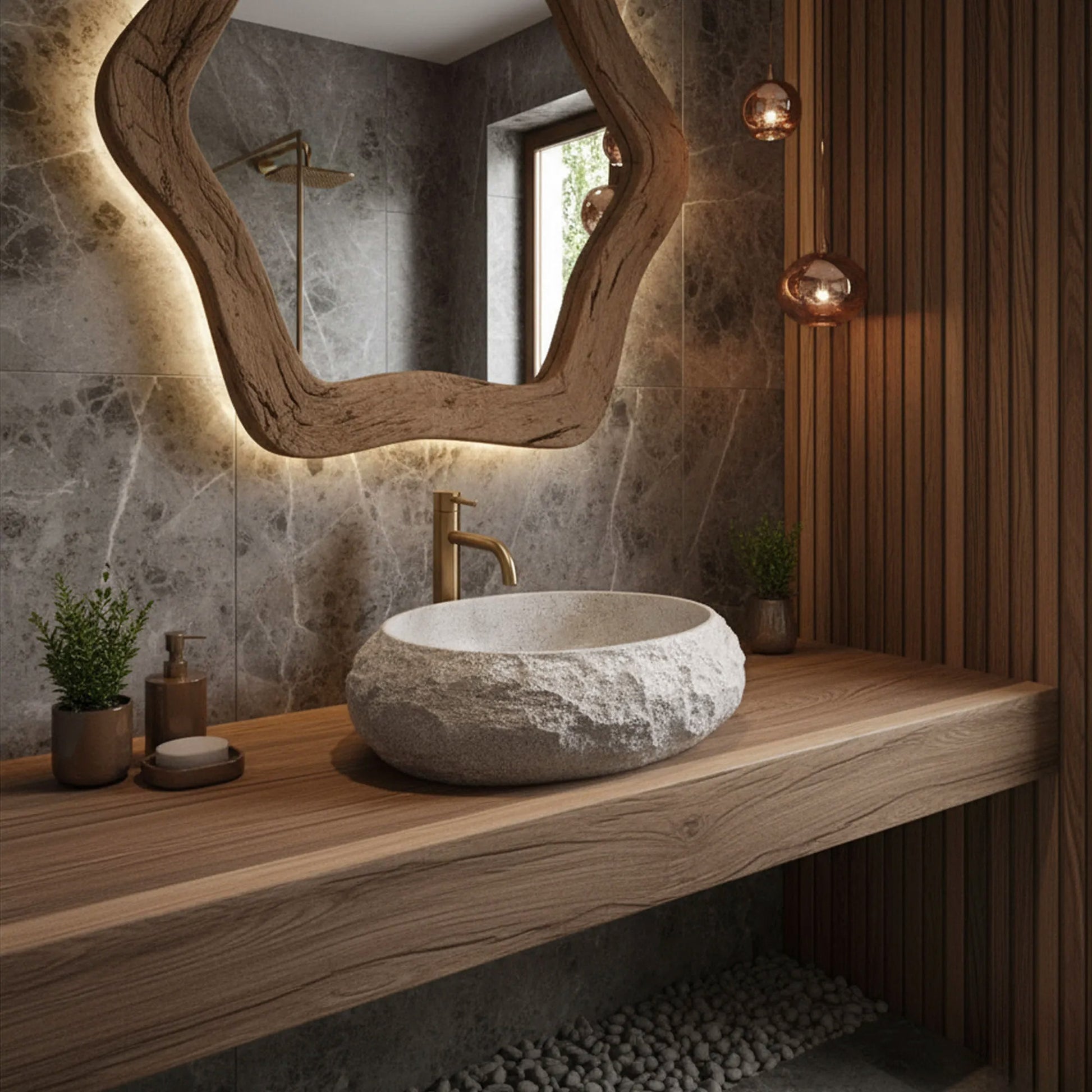 Lavoar pe blat Mika Beige  1
