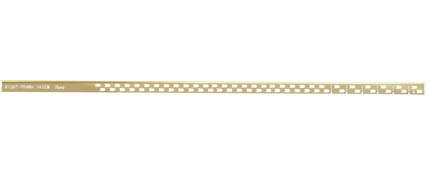 Profil de panta cadita de dus 140cm Brush Gold dreapta 4