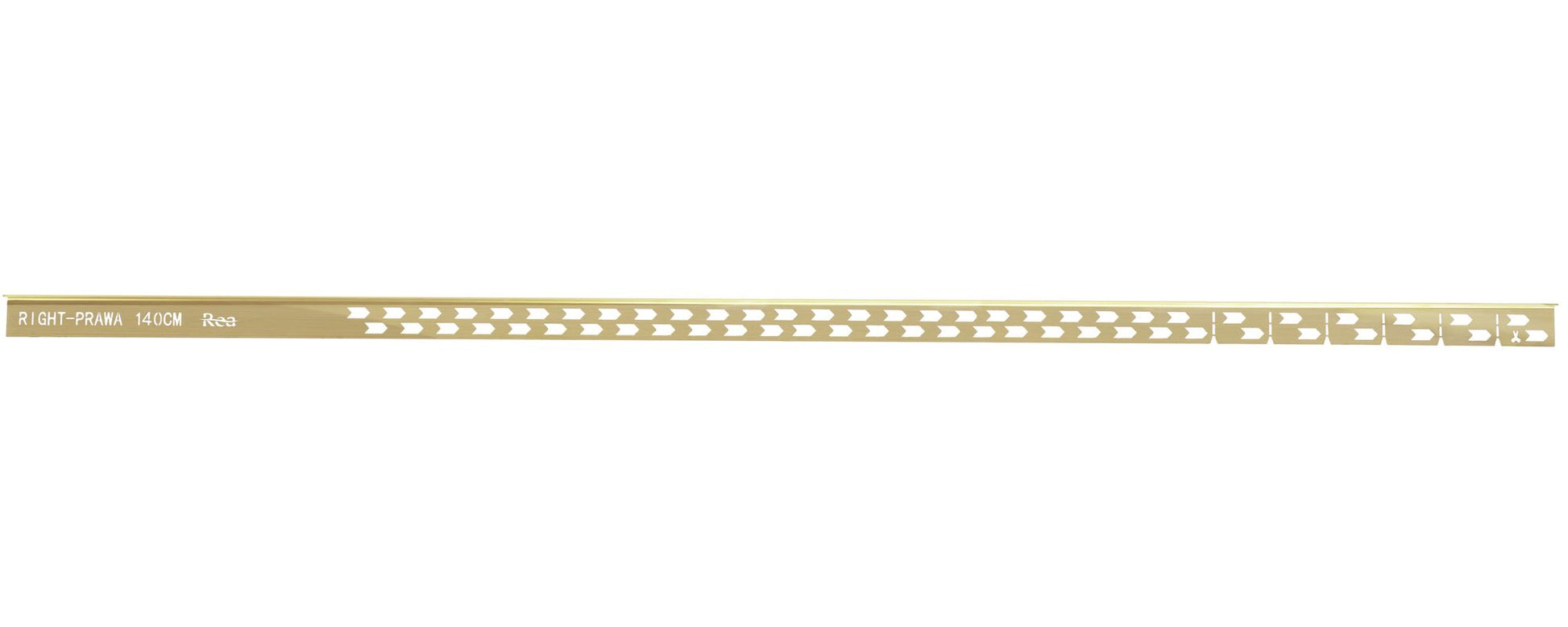 Profil de panta cadita de dus 140cm Brush Gold dreapta 4