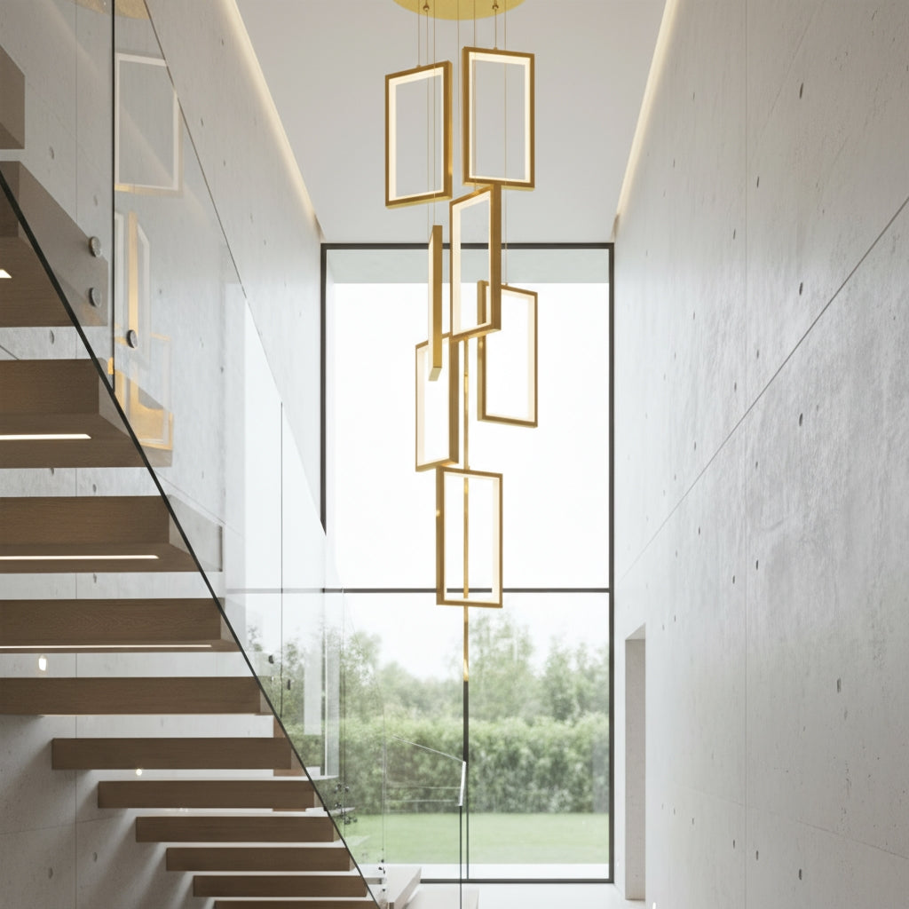 Lampa Led Lhj090-7cp Gold  2
